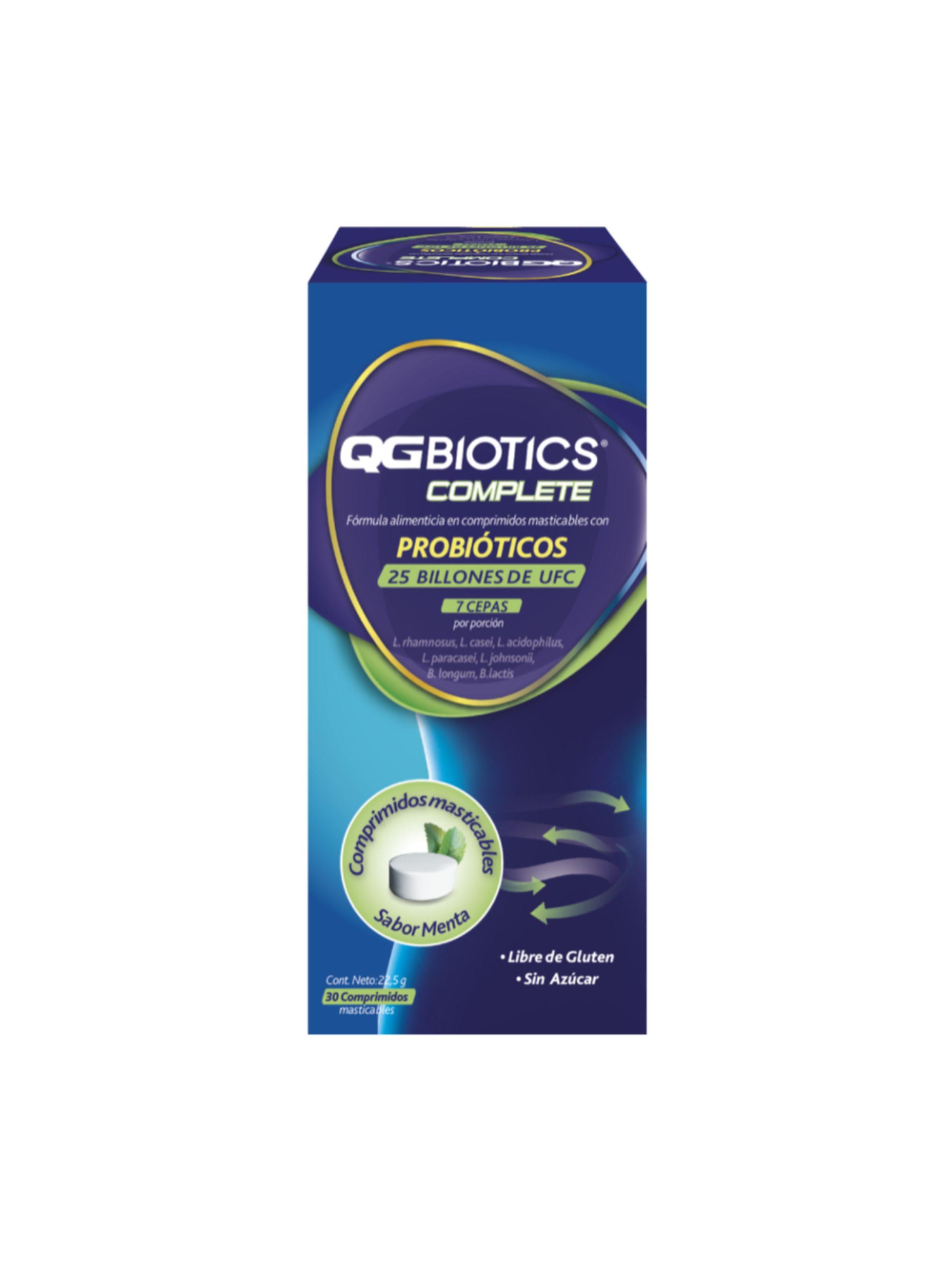 QGBiotics Complete probióticos 25 billon UFC 30 masticables-0