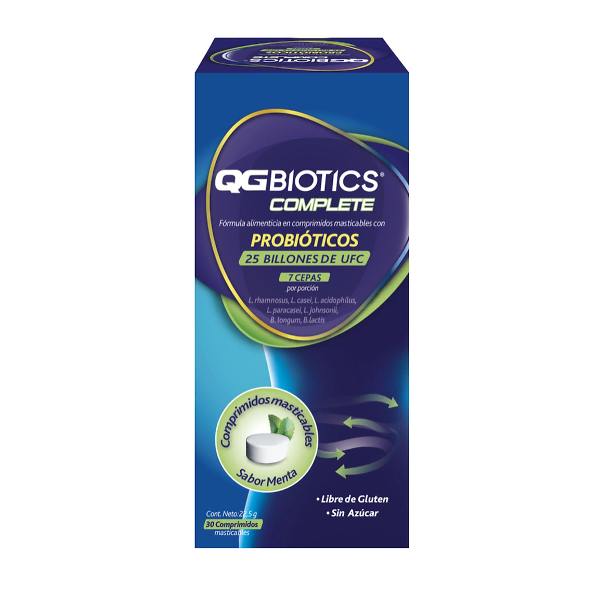 QGBiotics Complete probióticos 25 billon UFC 30 masticables-0