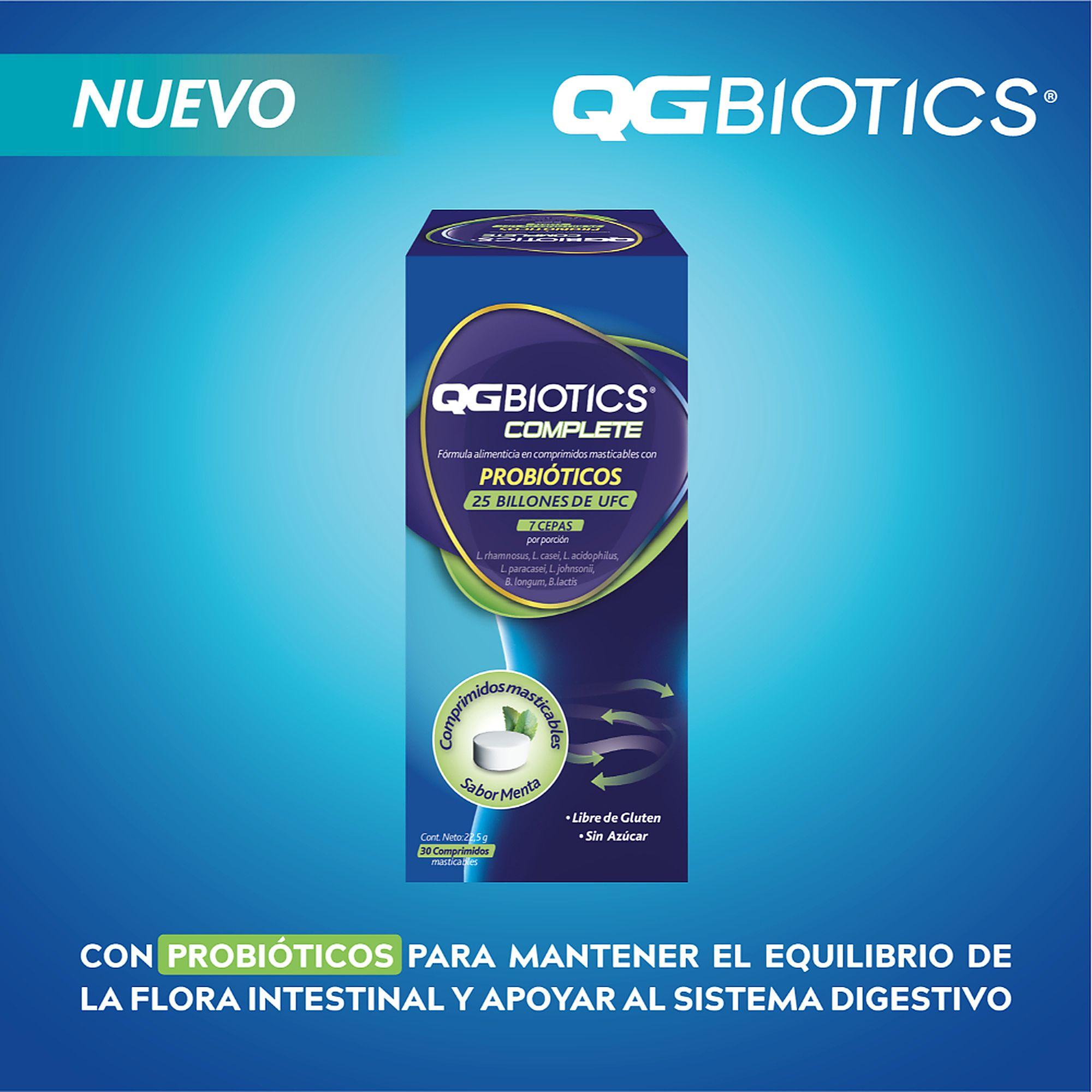 QGBiotics Complete probióticos 25 billon UFC 30 masticables-1
