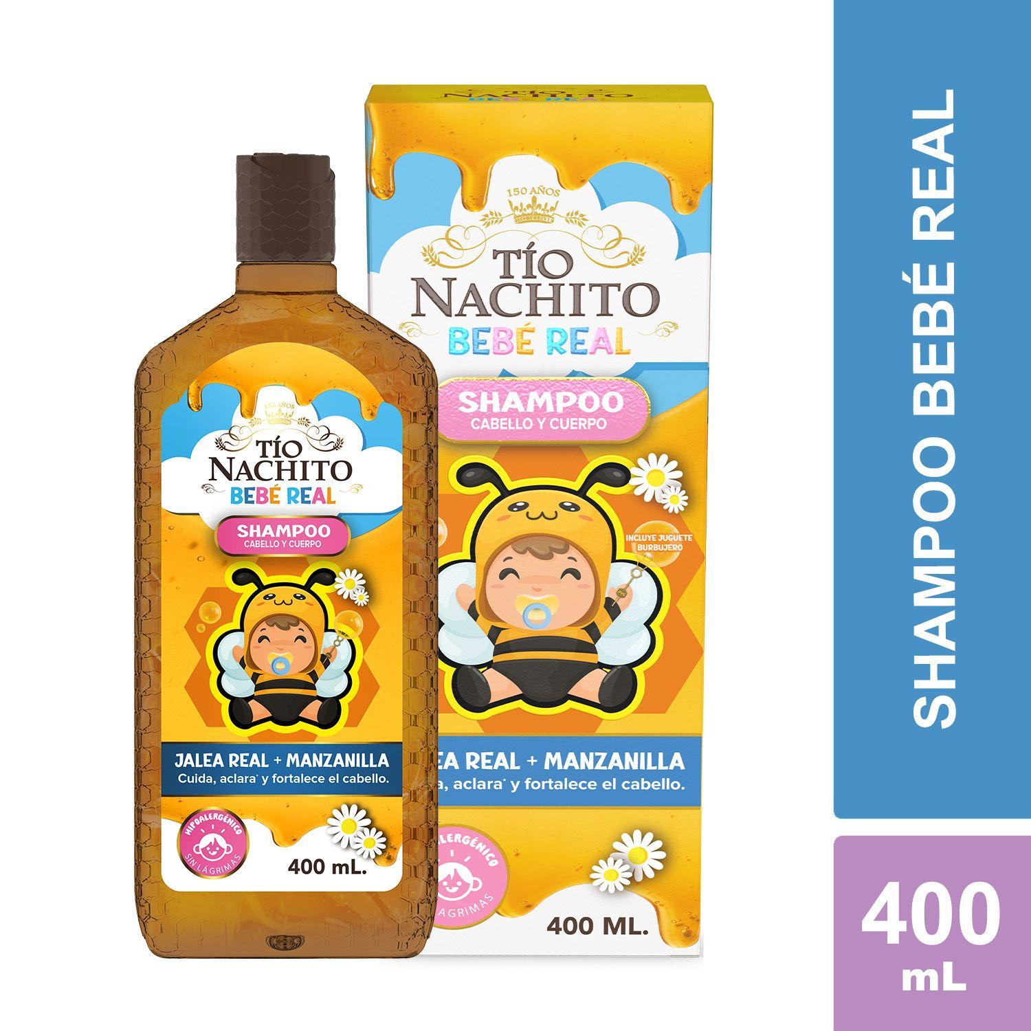 Tío Nachito Shampoo para Niños 2 en 1 Cabello y Cuerpo 400ml-0