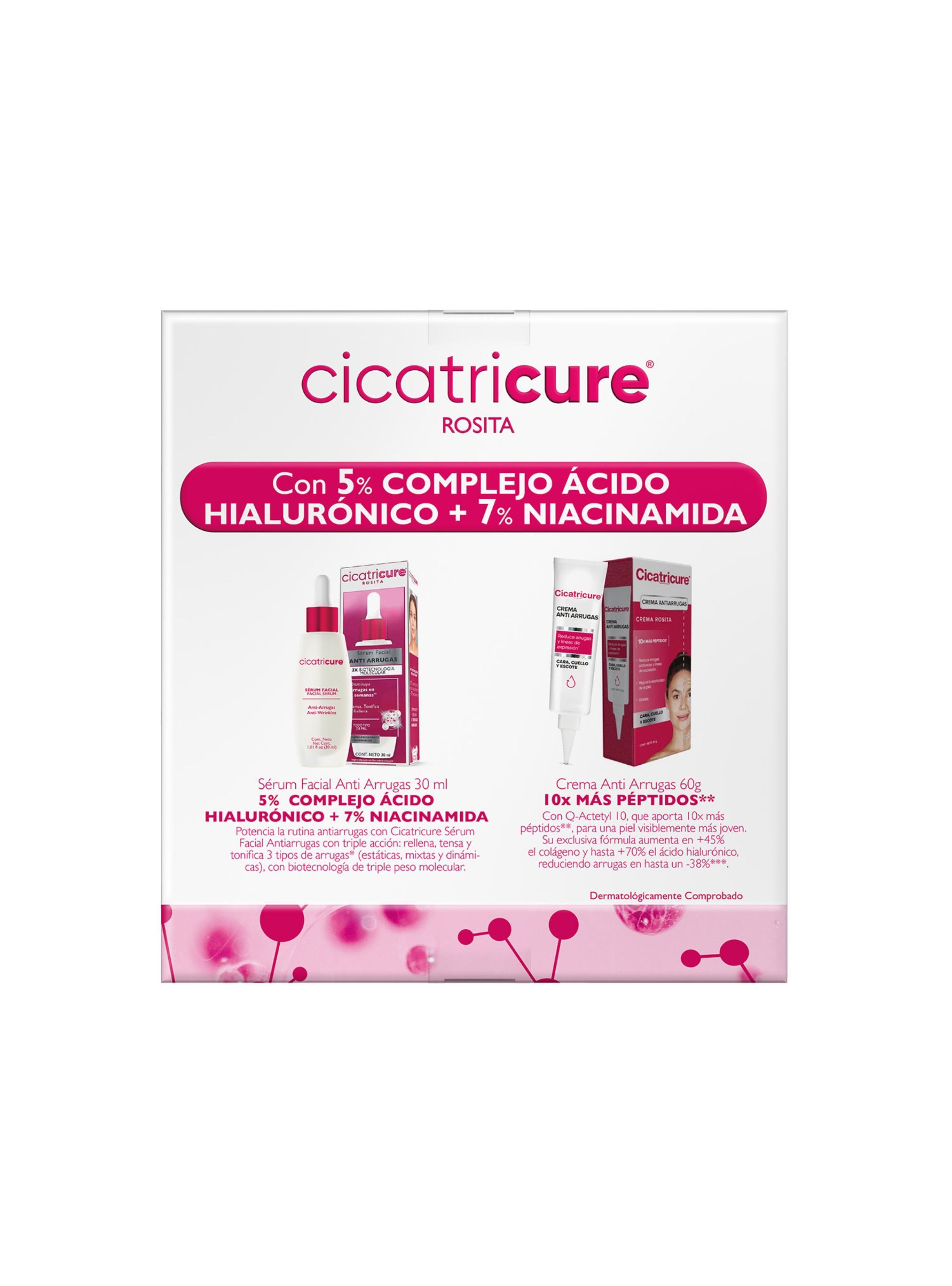 Cicatricure Sérum Antiarrugas 30ml + Crema R Antiarrugas 60g-3