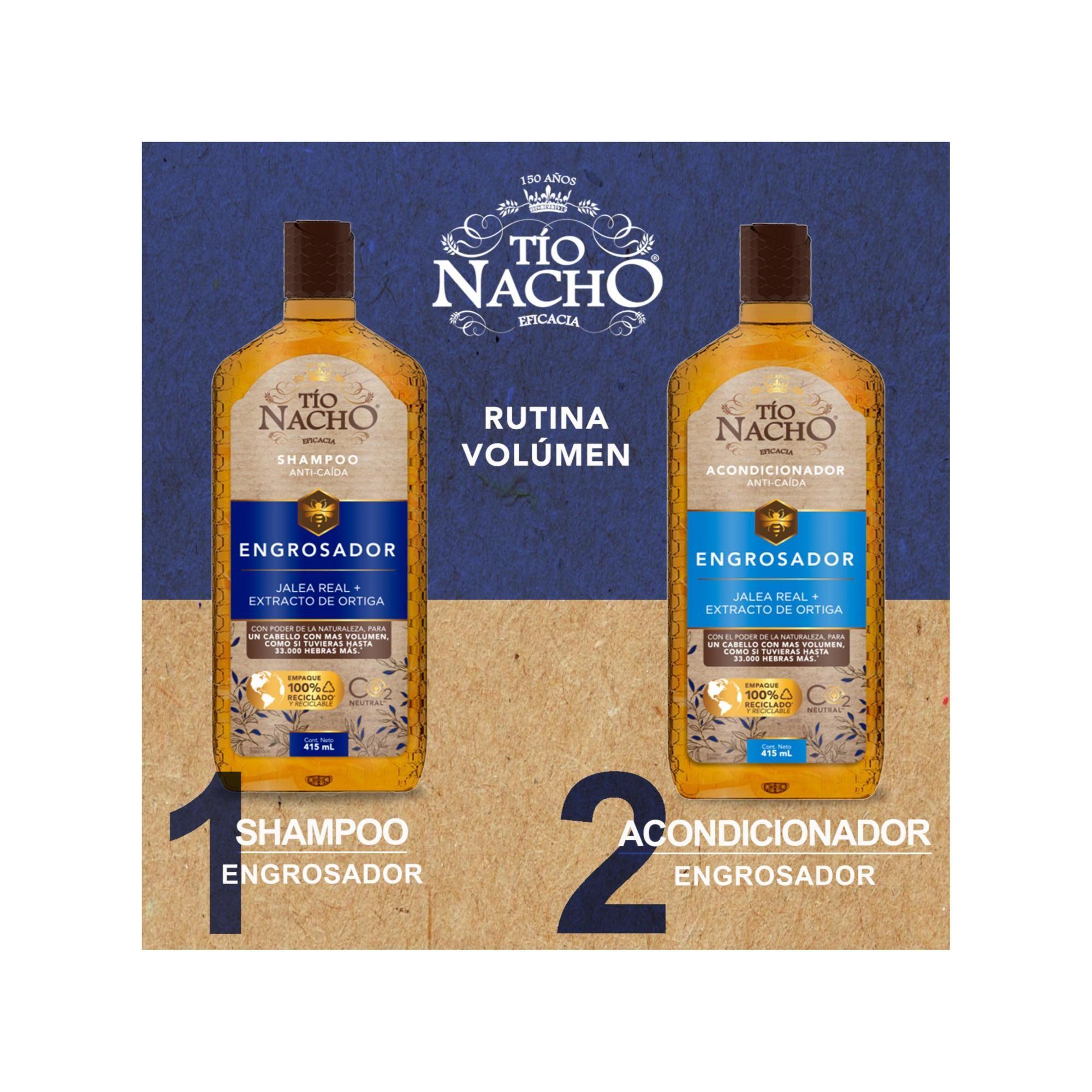 Pack Tío Nacho Engrosador Shampoo + Acondicionador 415 ML-2