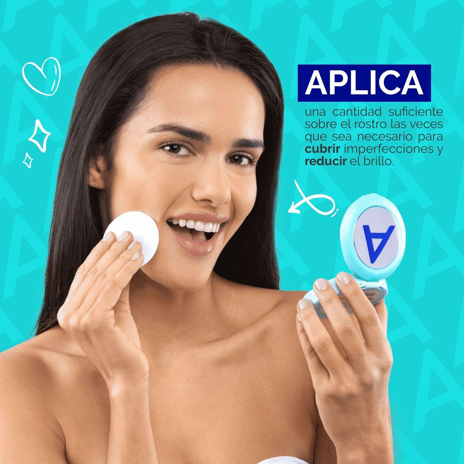 Asepxia Maquillaje Polvo Compacto Beige Claro 10 Gr-5