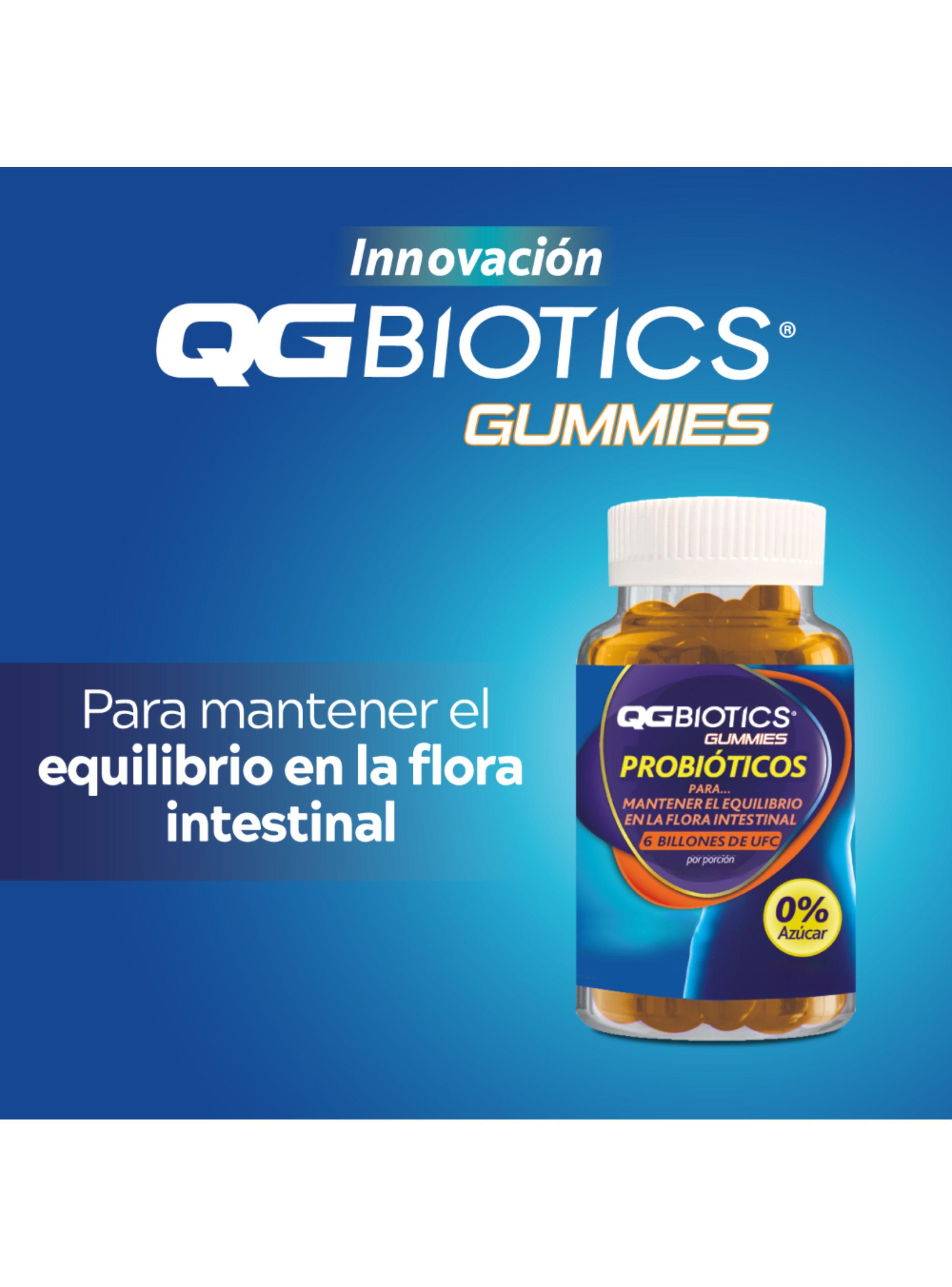 QGBiotics Gummies probióticos 6 billones UFC - 60 gomitas-2
