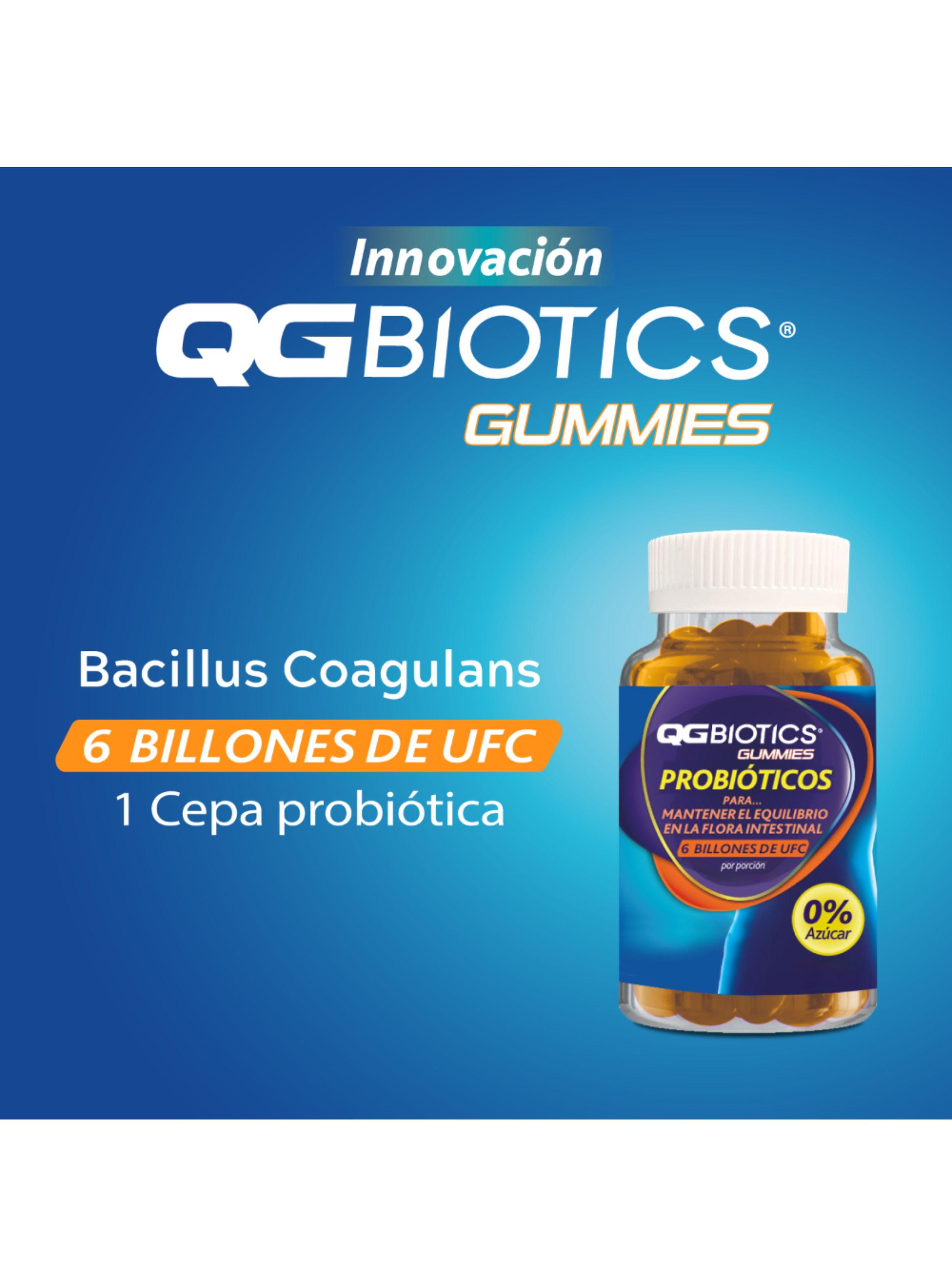 QGBiotics Gummies probióticos 6 billones UFC - 60 gomitas-3