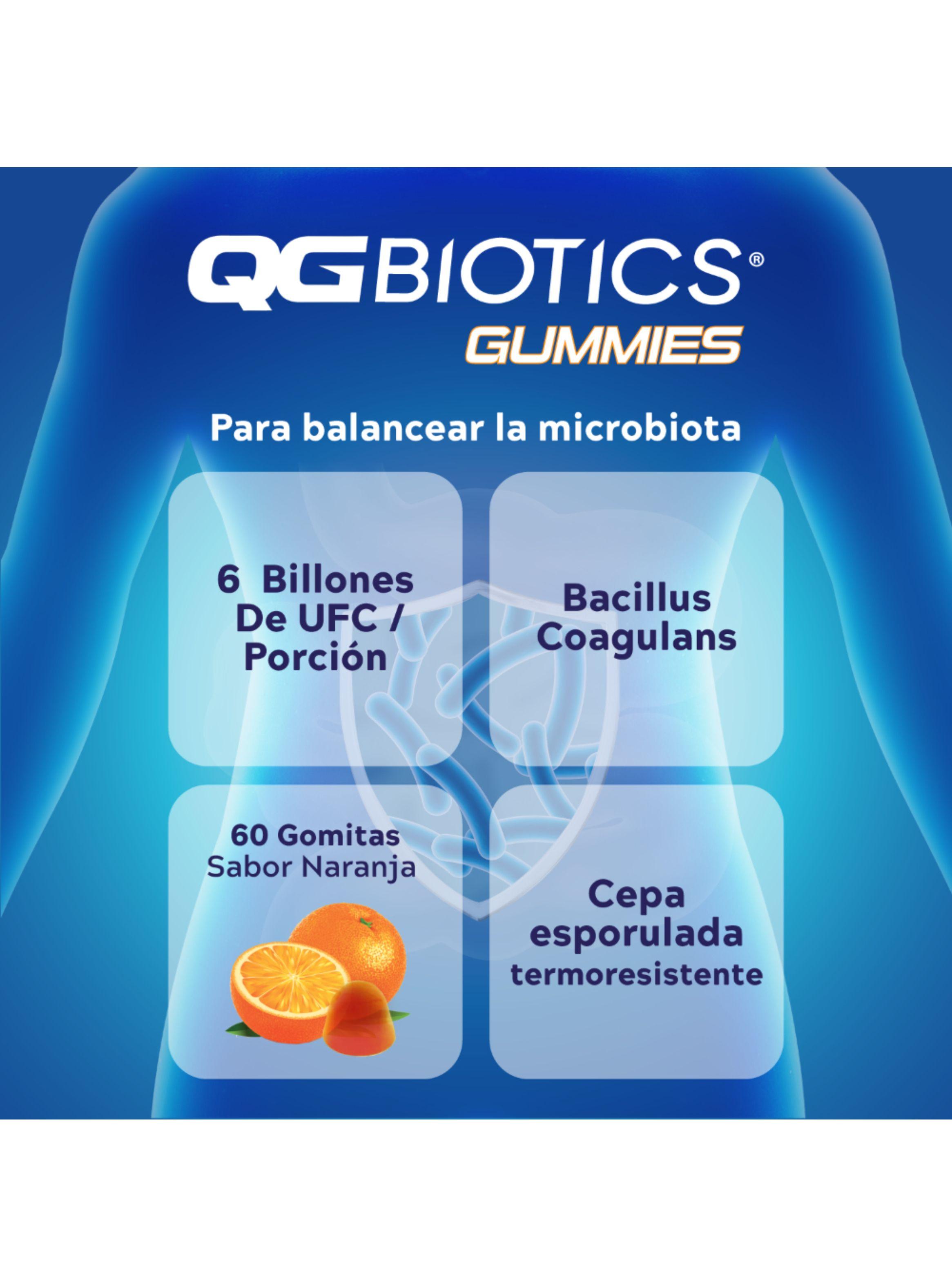 QGBiotics Gummies probióticos 6 billones UFC - 60 gomitas-4