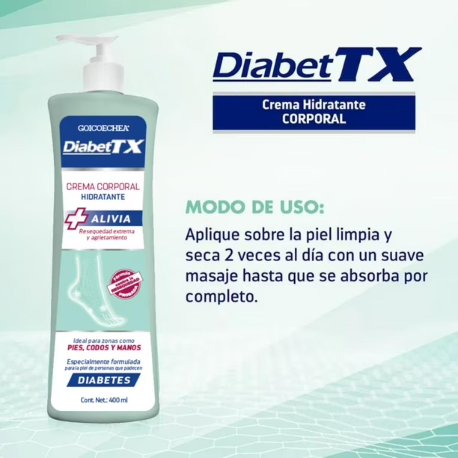 Pack Goicoechea Diabet Tx Crema Corporal 400 ML x2-2