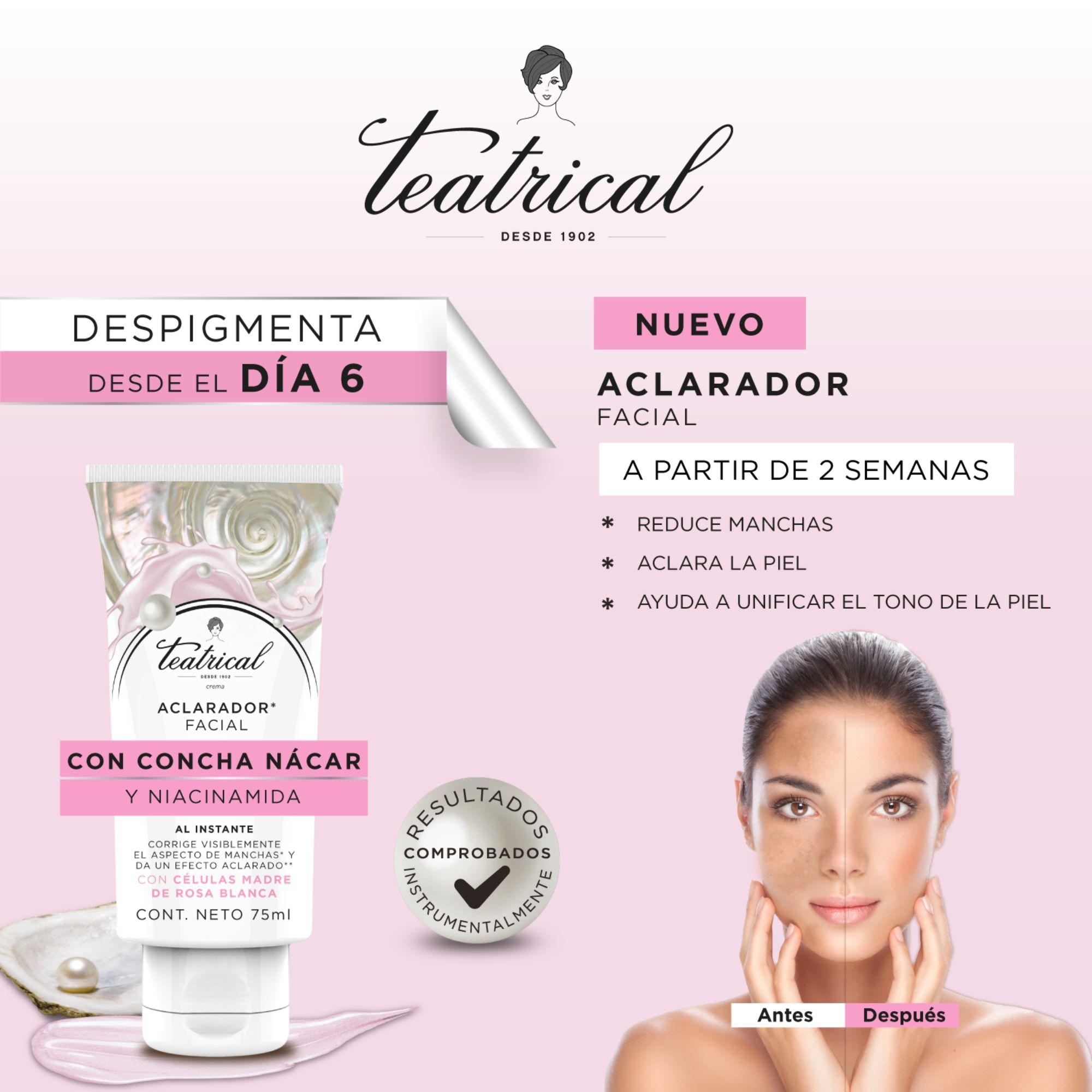 Teatrical Aclaradora Facial 75 ml-2