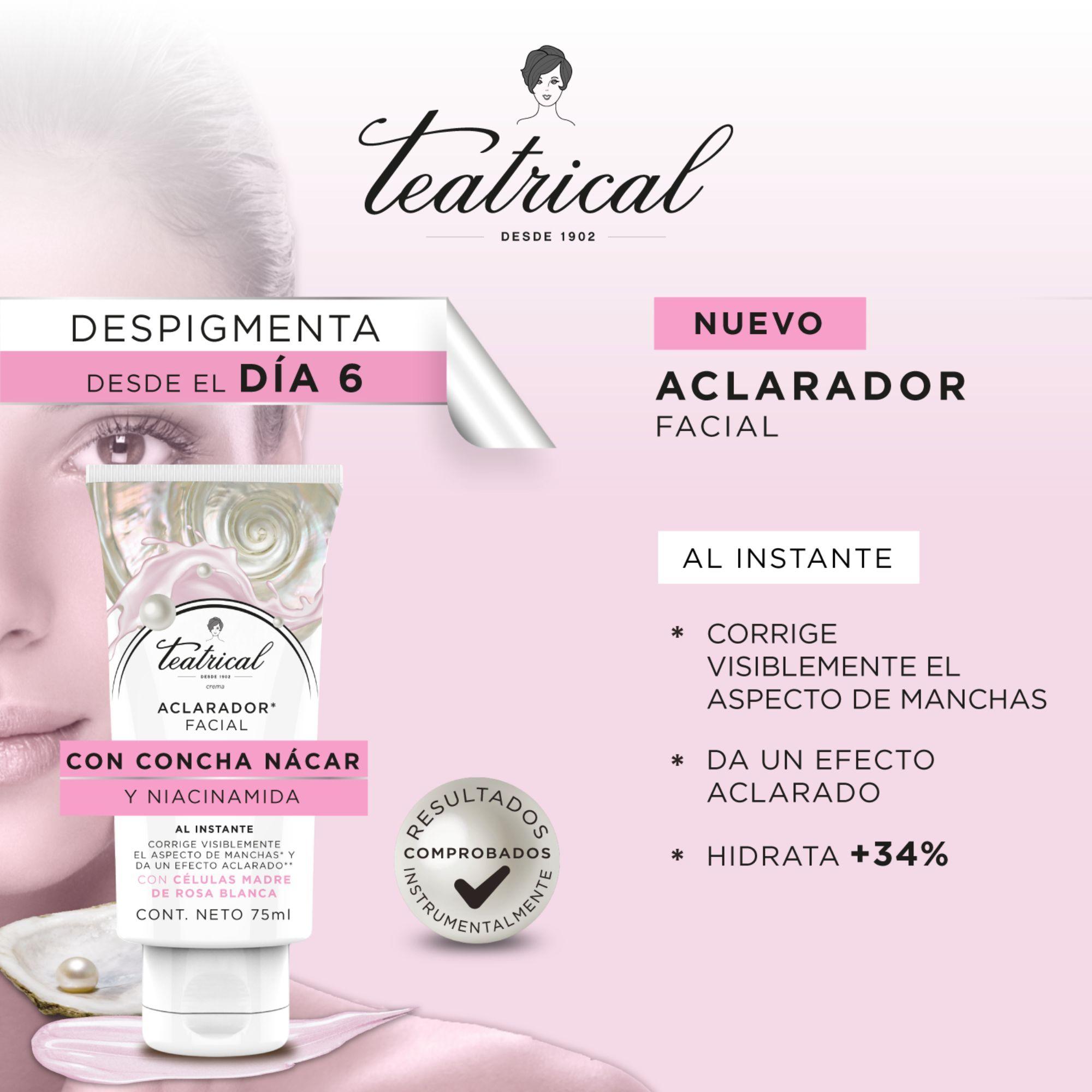 Teatrical Aclaradora Facial 75 ml-3