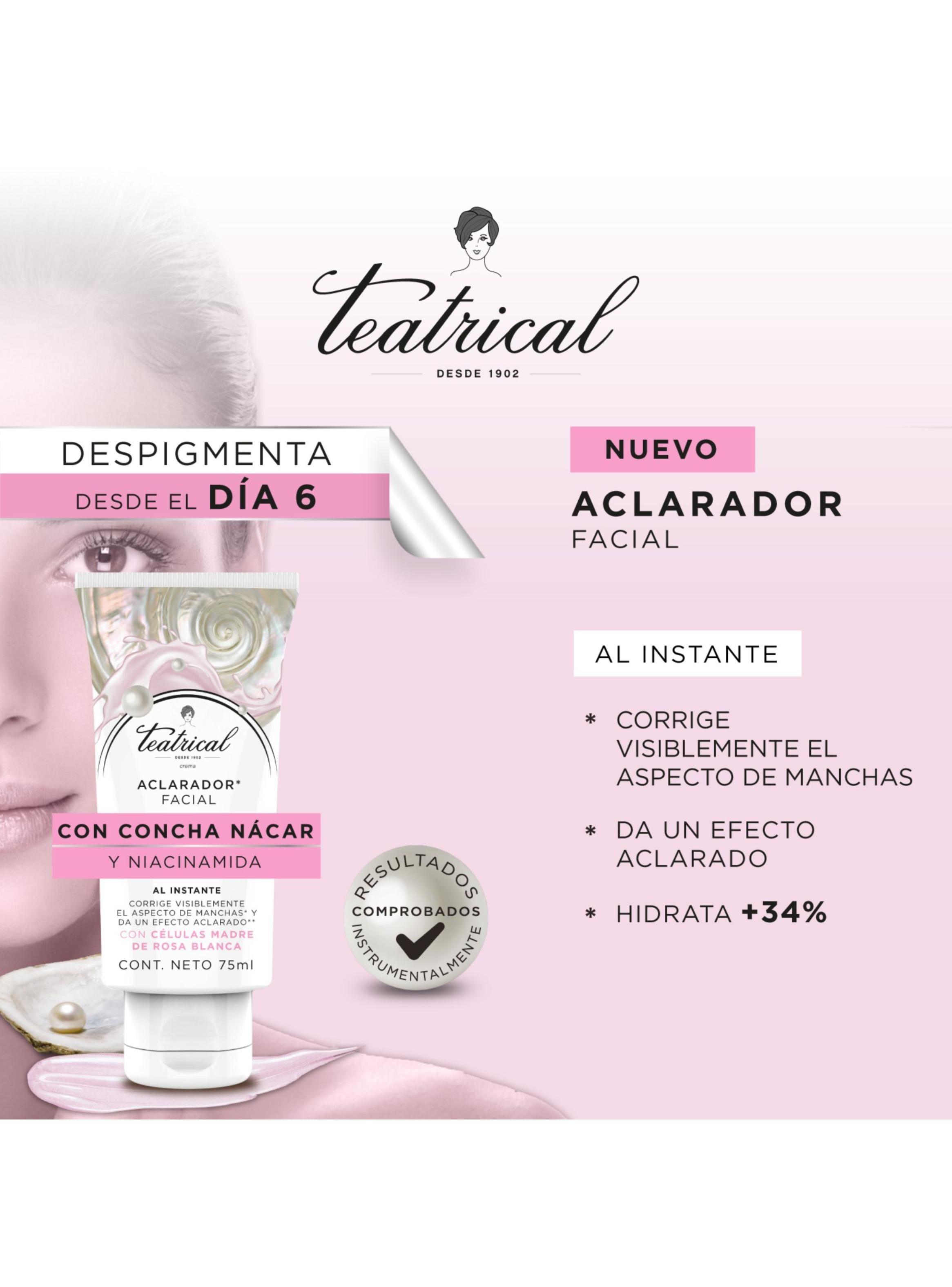 Teatrical Aclaradora Facial 75 ml-3