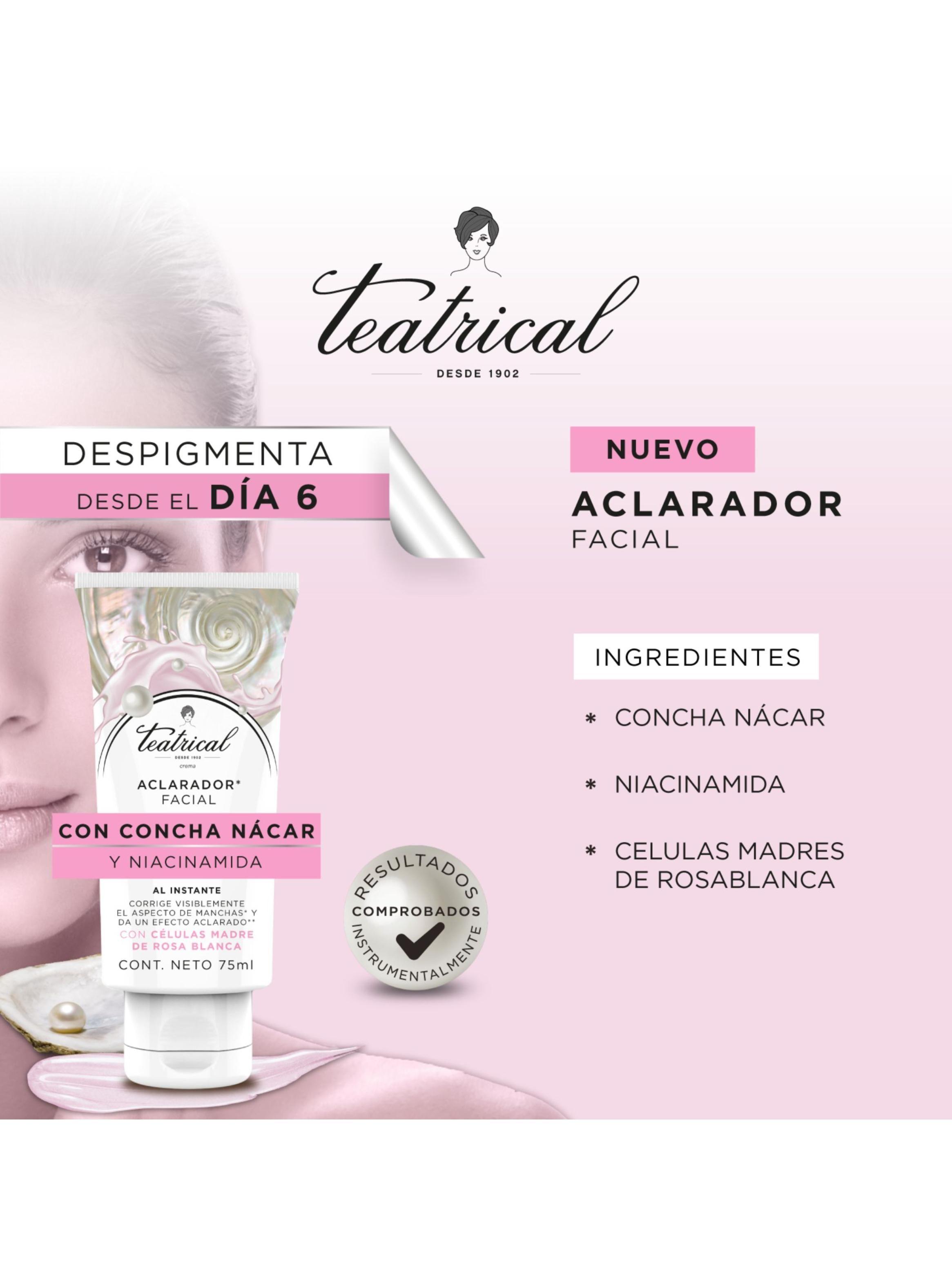 Teatrical Aclaradora Facial 75 ml-4