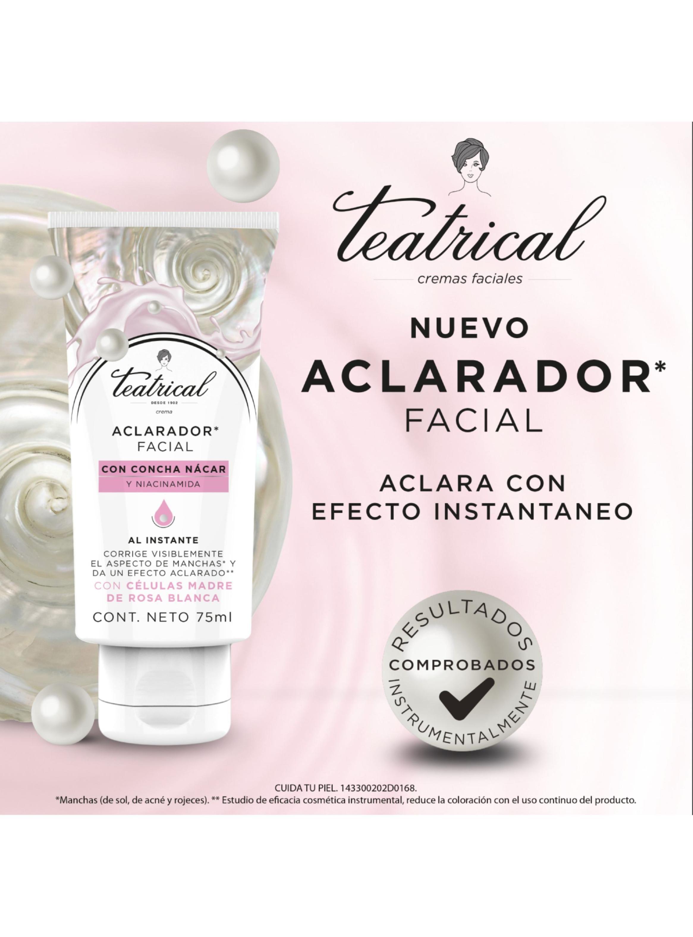 Teatrical Aclaradora Facial 75 ml-5