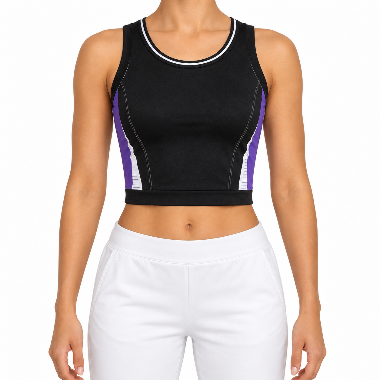 Sujetador deportivo mujer malla 3D con copas extraíbles-0