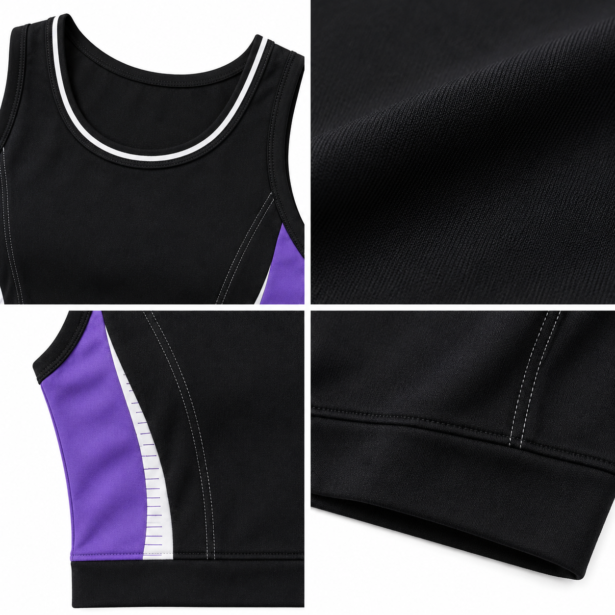 Sujetador deportivo mujer malla 3D con copas extraíbles-1