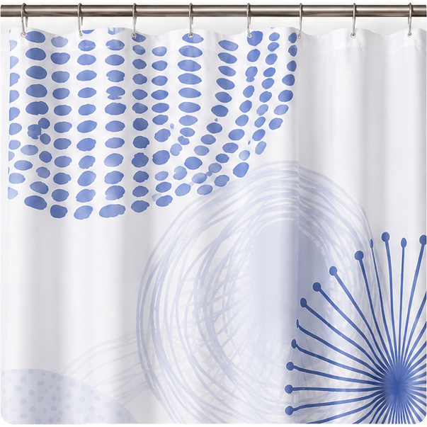 Cortina de Baño Doble Capa PEVA 180x180cm - 6 Colores-4