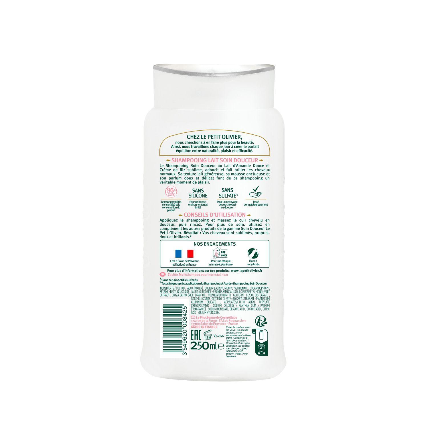 Shampoo de Cuidado Cabello Normal - Sin Silicona y Sin Sulfato - Producto Vegano - 250 ml-1