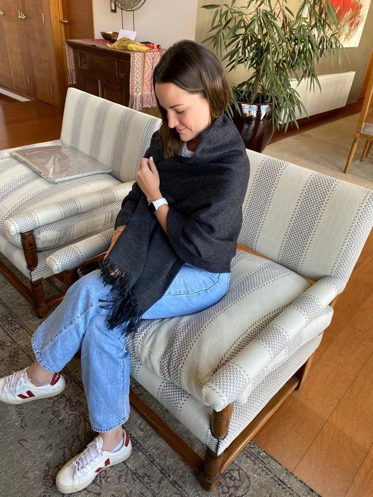 Manta 100% Baby Alpaca - Sumaq Negro-1