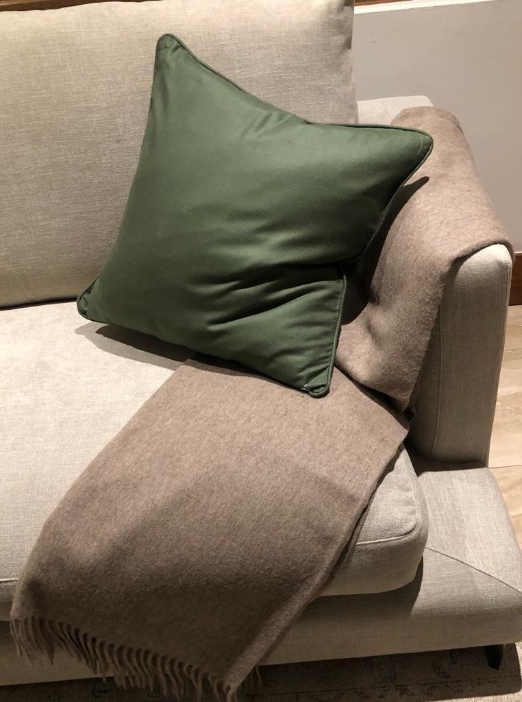 Manta de Alpaca - Nina Café-2