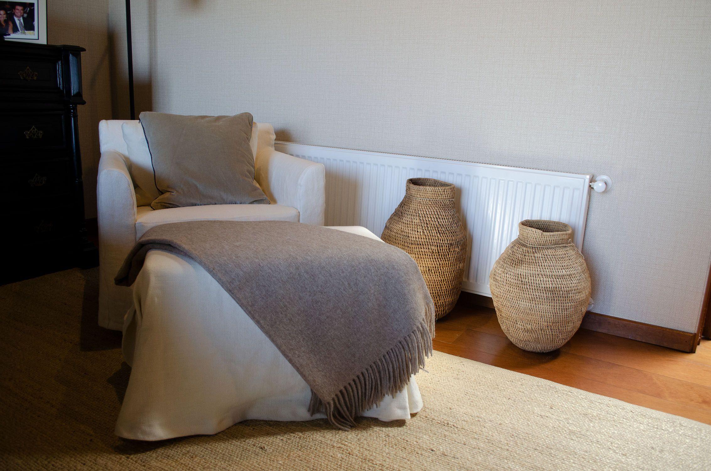 Manta de Alpaca - Nina Café-1