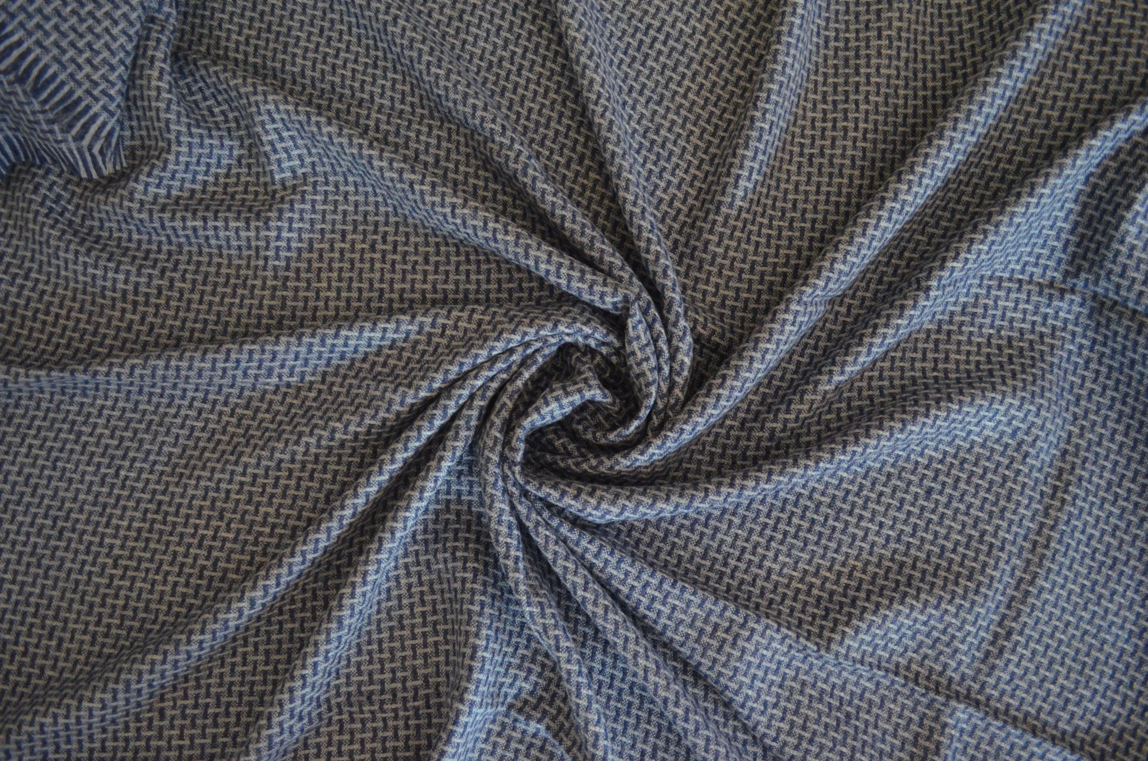 Manta 100% Baby Alpaca - Ruwa Azul Marino-2