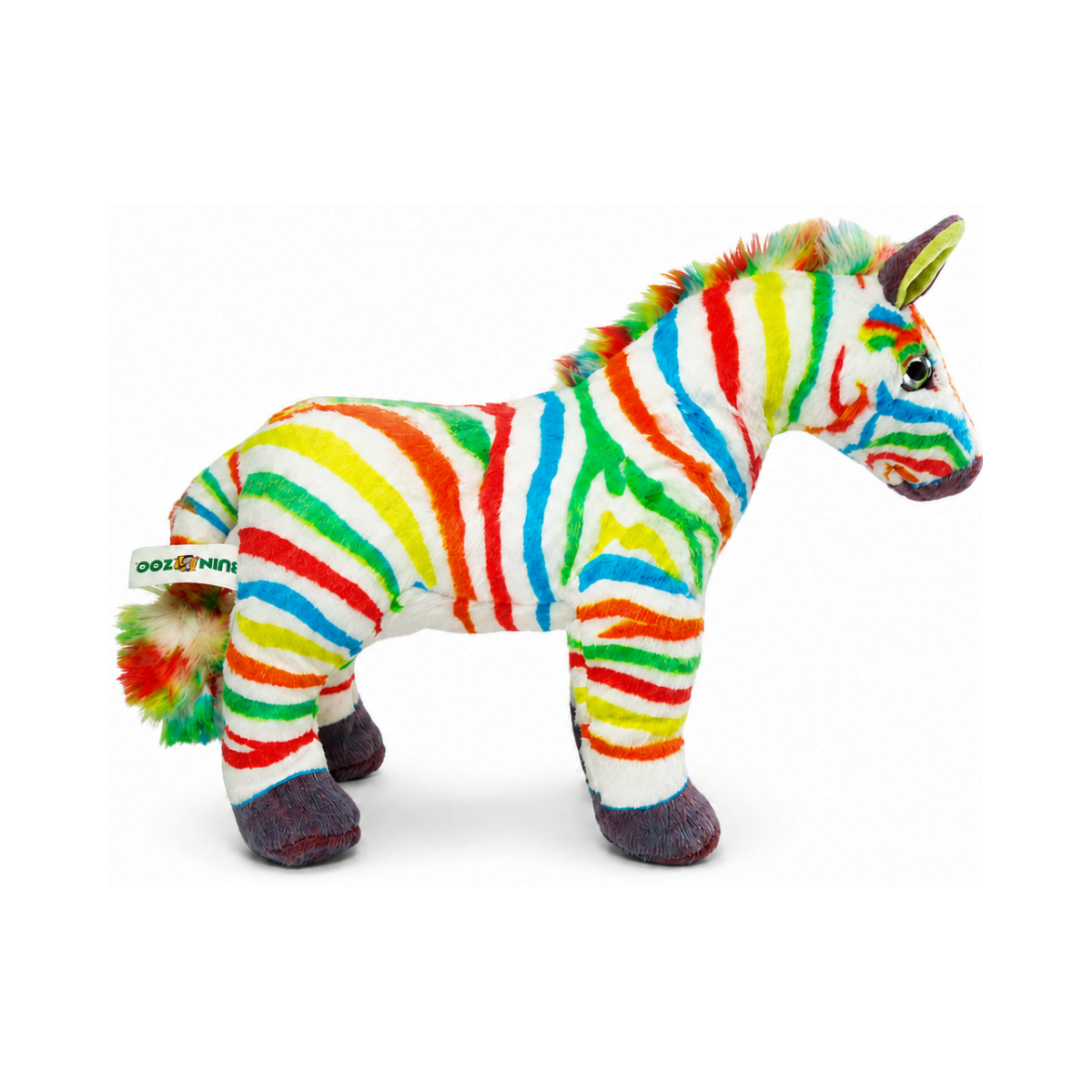 Peluche Cebra Arcoiris 27 cm Buinzoo-1
