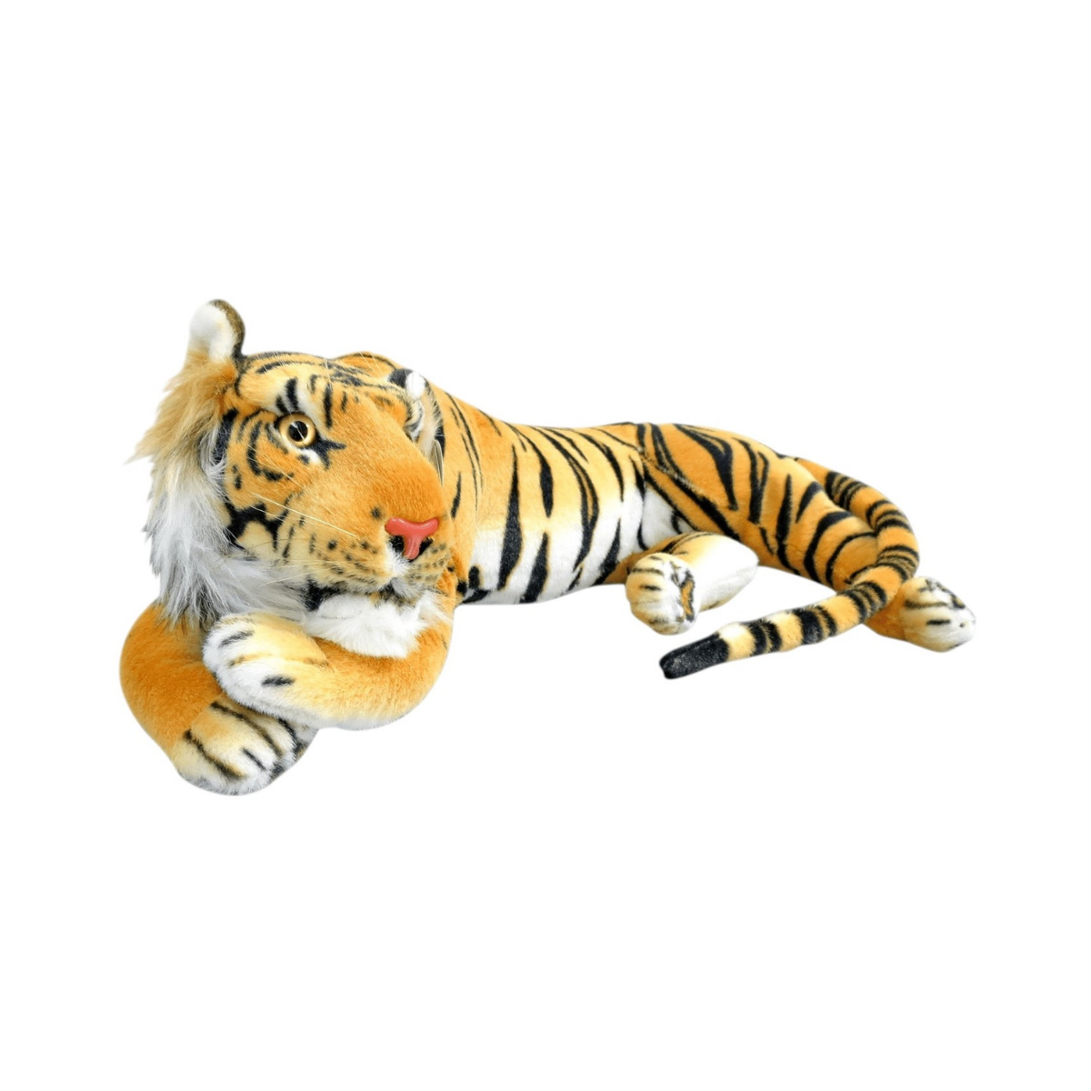 Peluche Tigre Grande Descansando 60 cm Buinzoo-2