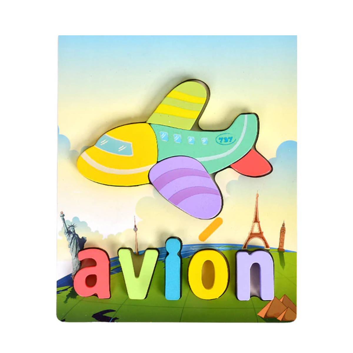 Juguete Puzzle Roompecabezas Encaje 3D-8