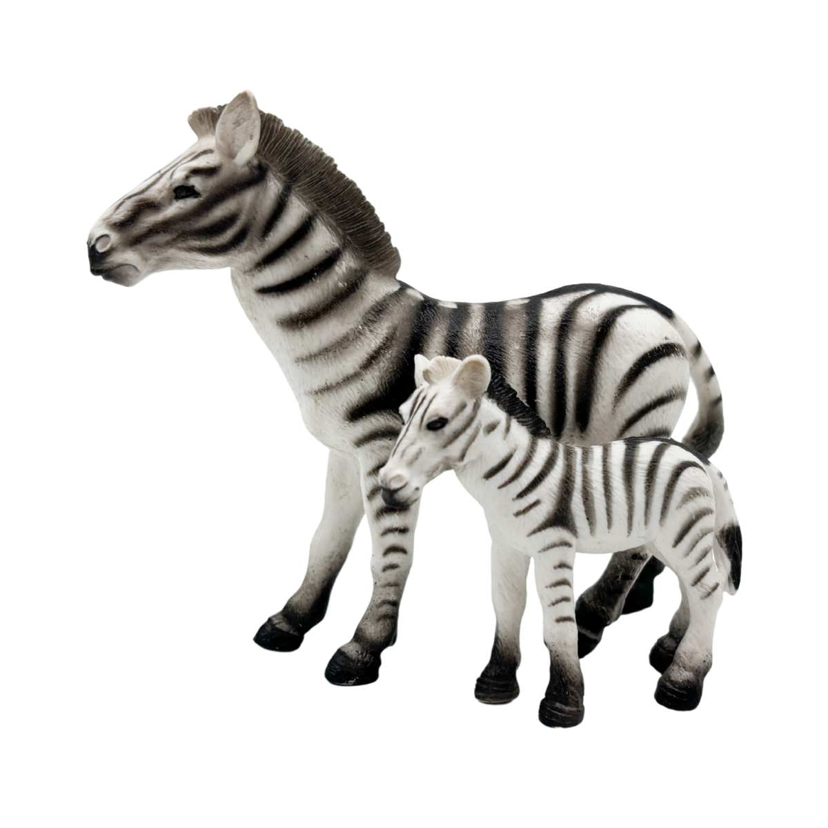 Set 2 Figuras Animal Cebra y bebe Buinzoo-2