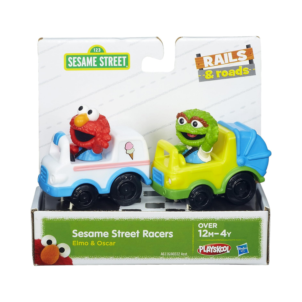 Carritos De Juguete De Arrastre Plaza Sesamo Playskool-3