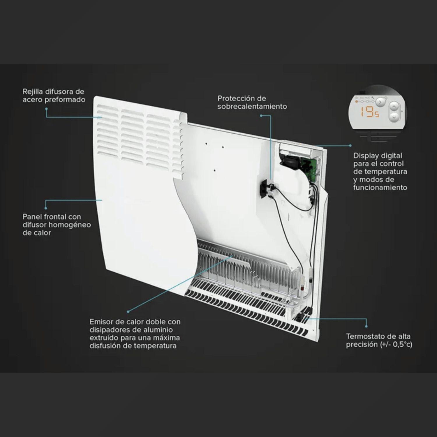 CALEFACTOR ELÉCTRICO F120 1500 BOSCA ATLANTIC-4