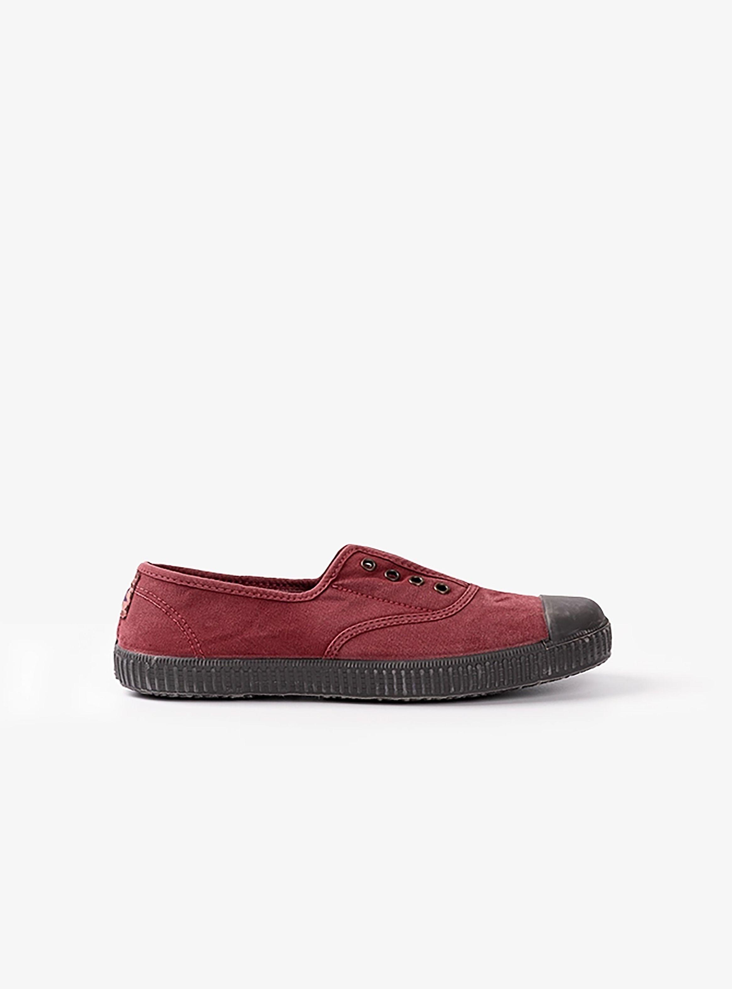 Zapatilla lona sin cordones y con forro interior (T. 35-43)-0