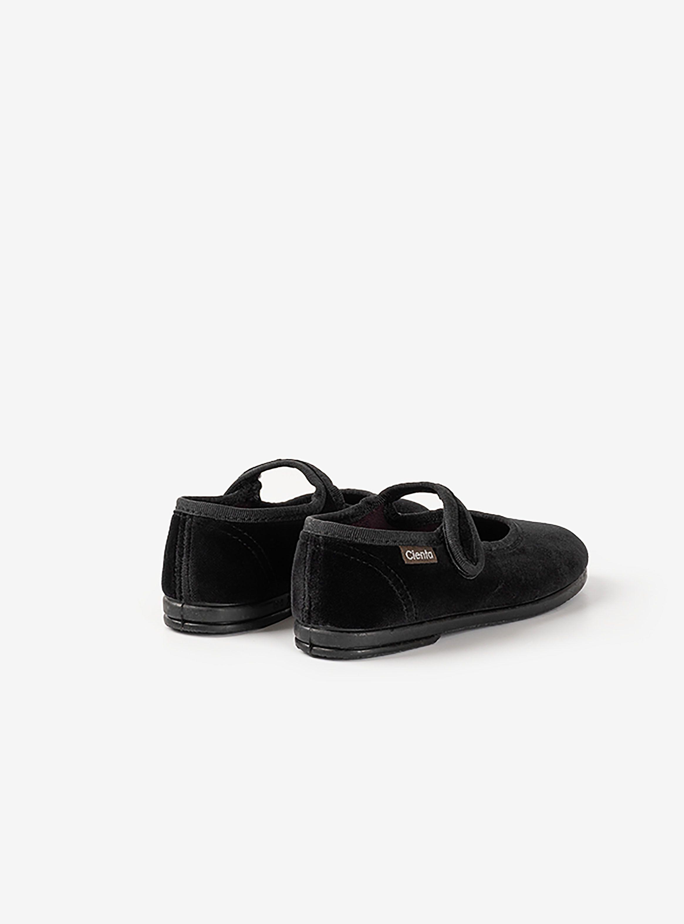 Merceditas Terciopelo con velcro niña (T. 23-35)-3