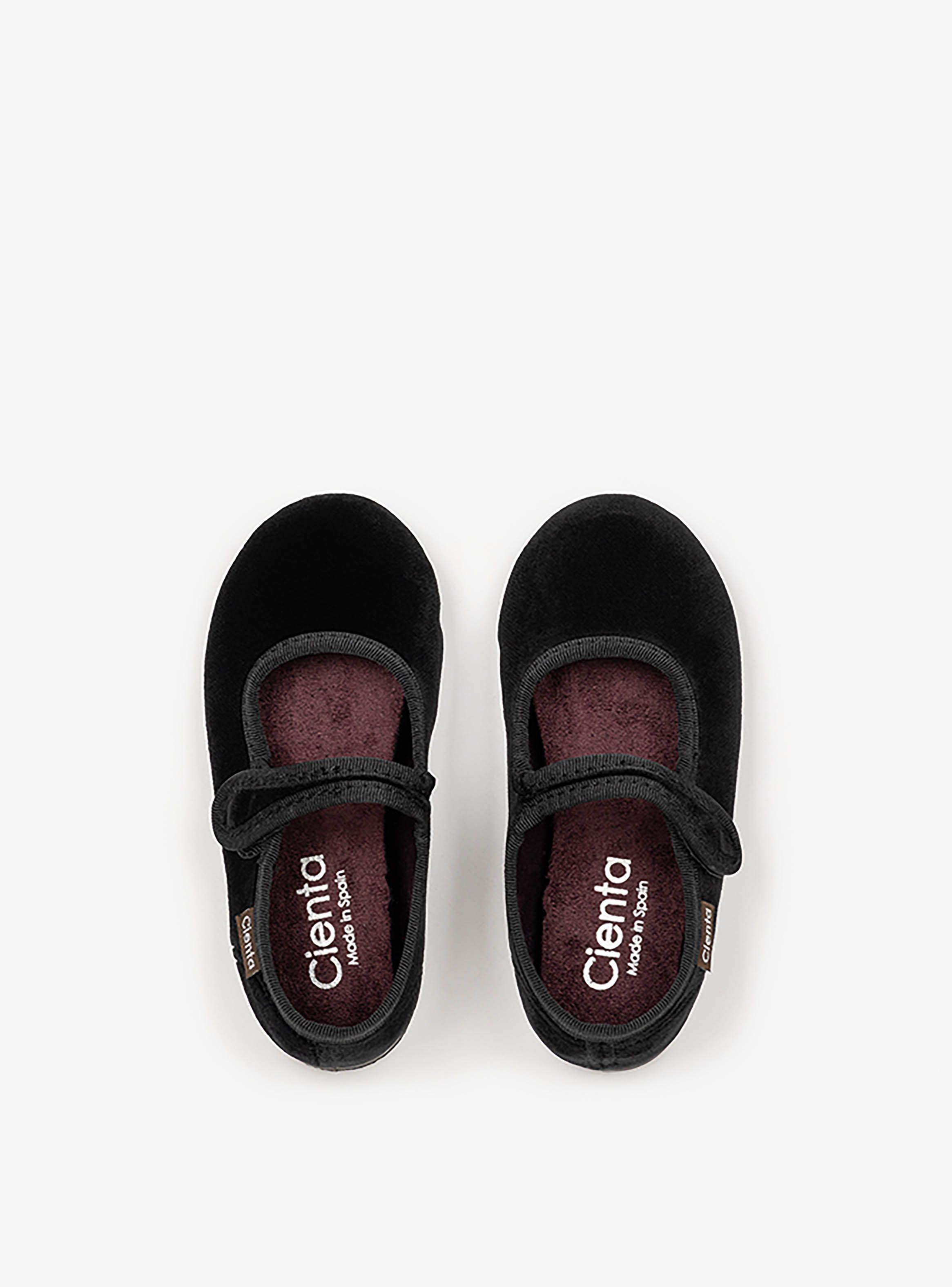 Merceditas Terciopelo con velcro niña (T. 23-35)-4