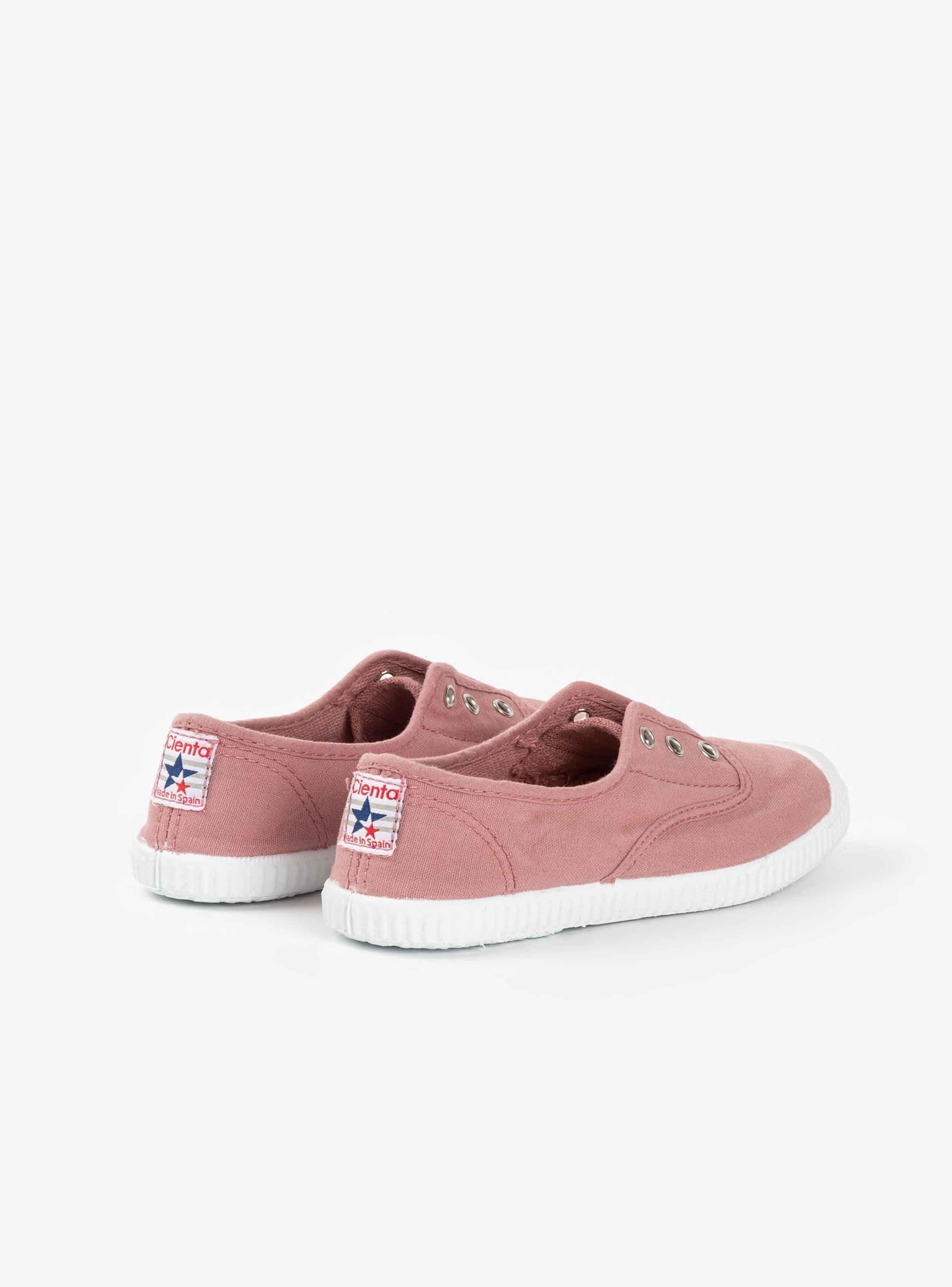 Zapatilla lona sin cordones mujer rosa (T. 35-43)-4