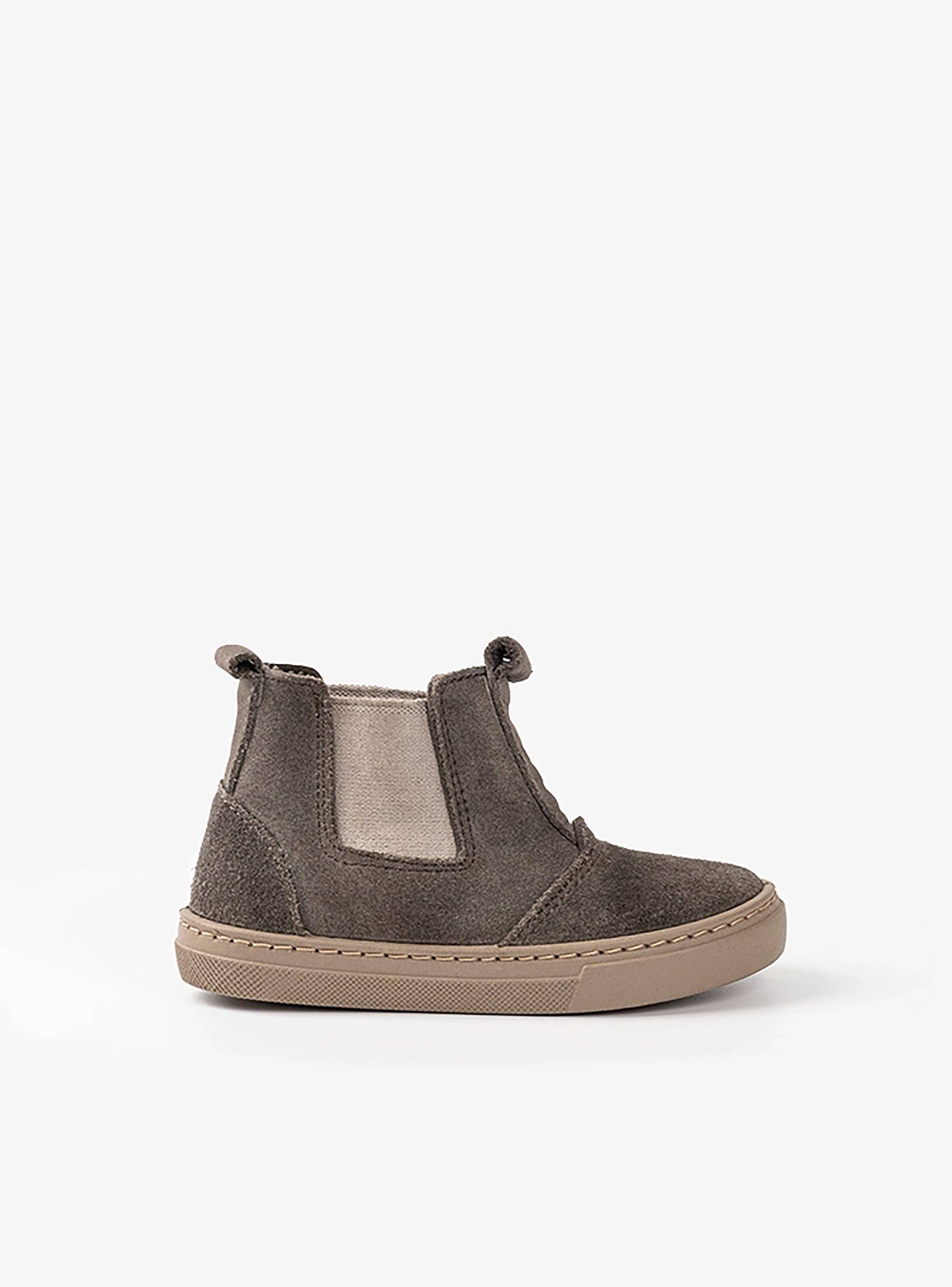 Botín Chelsea cuero suede niña niño (T. 25-34)-0