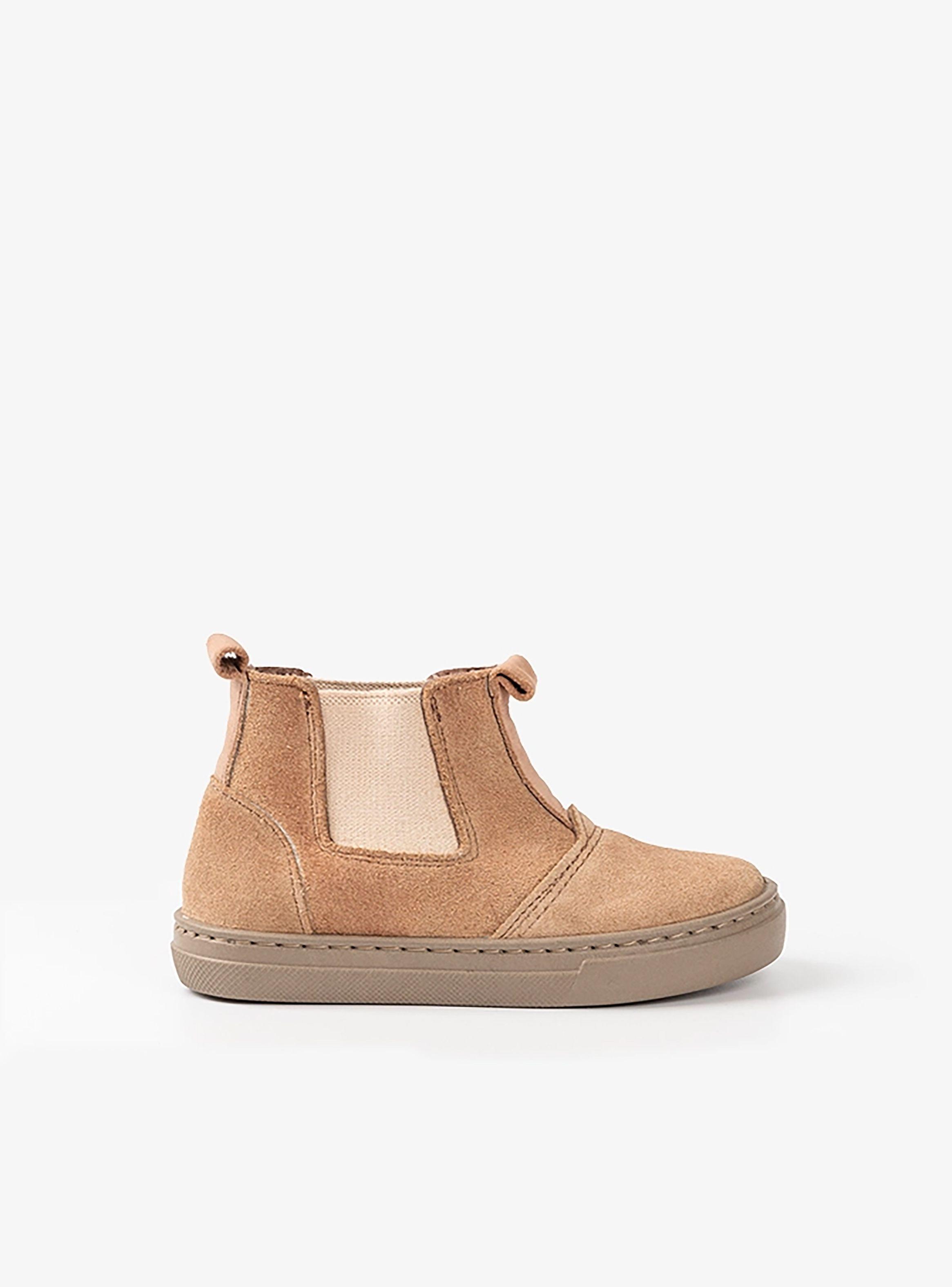 Botín Chelsea cuero suede niña niño (T. 25-34)-0