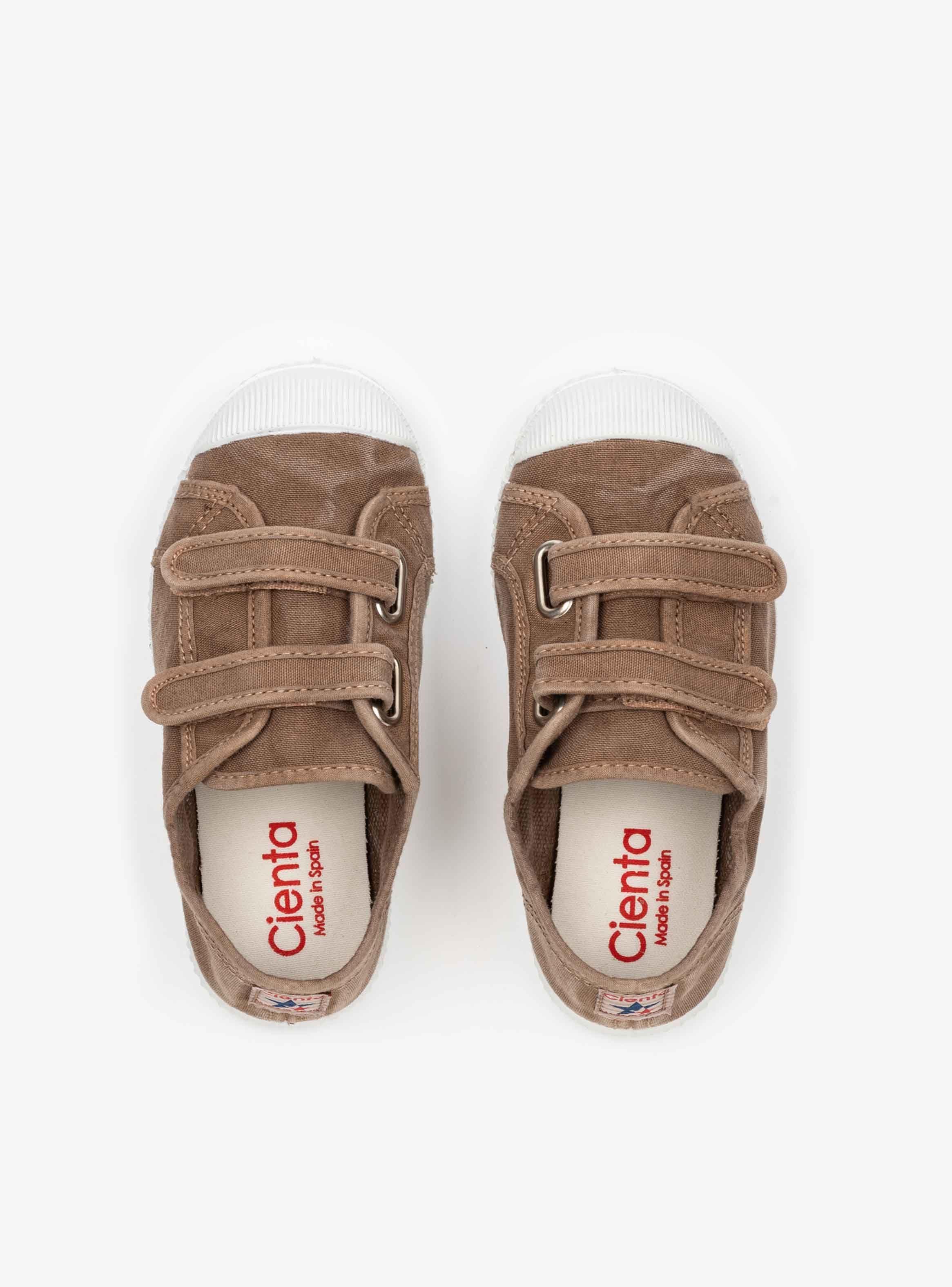 Zapatilla lona doble velcro niño niña-4