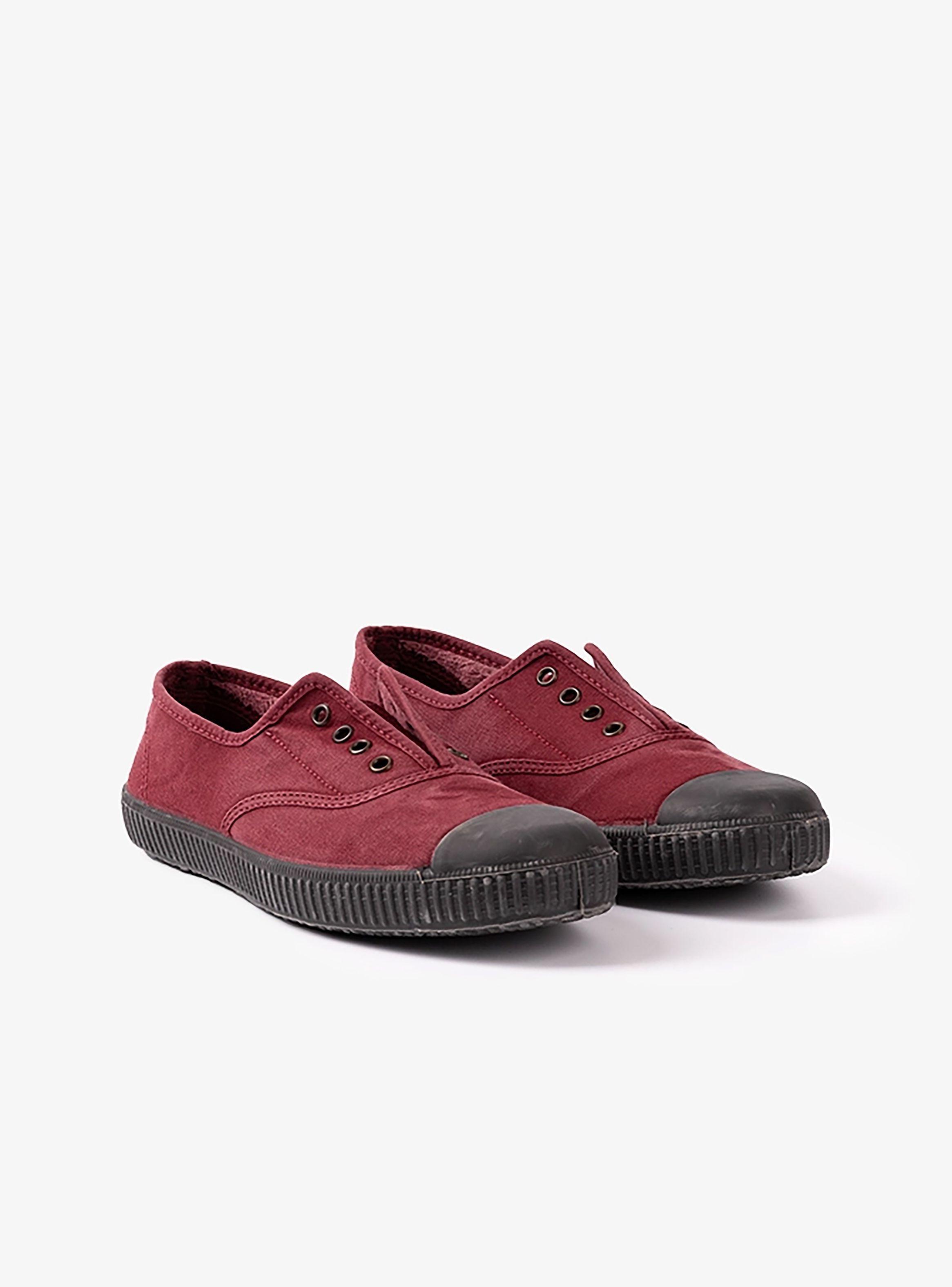 Zapatilla lona sin cordones y con forro interior (T. 28-34)-3