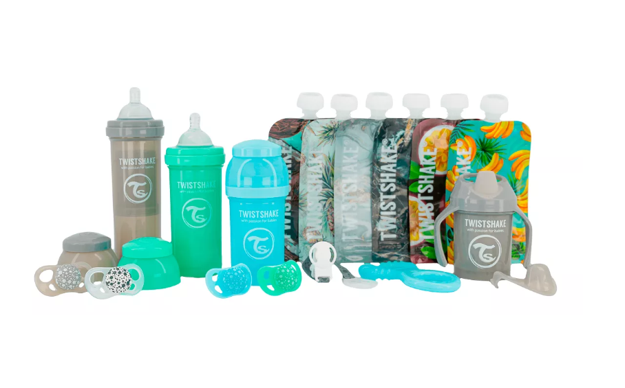 Set De Productos Twistshake Para Bebés Azul Niño-0