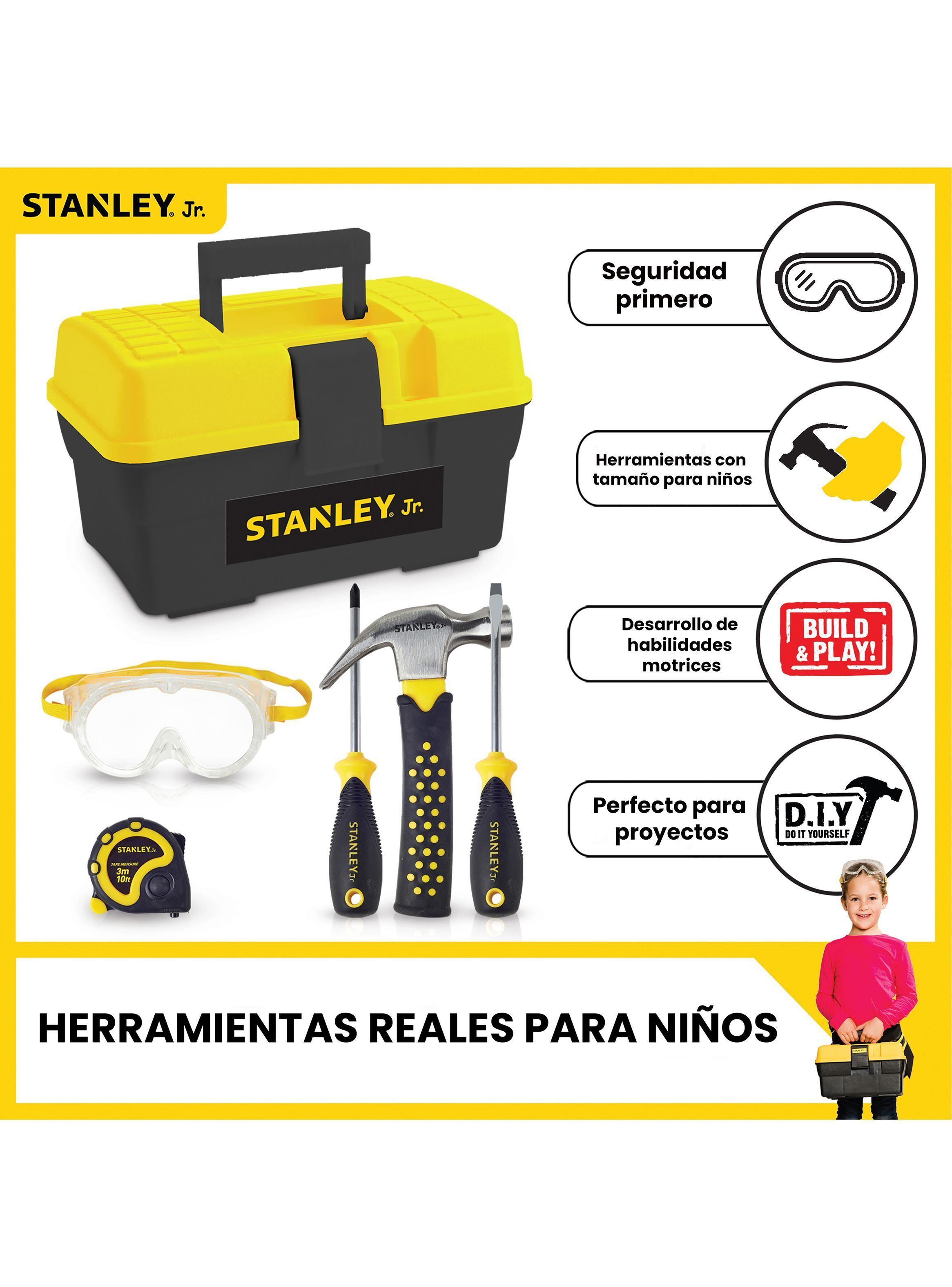 Caja de Herramientas para niños 5 unidades Stanley Jr-3