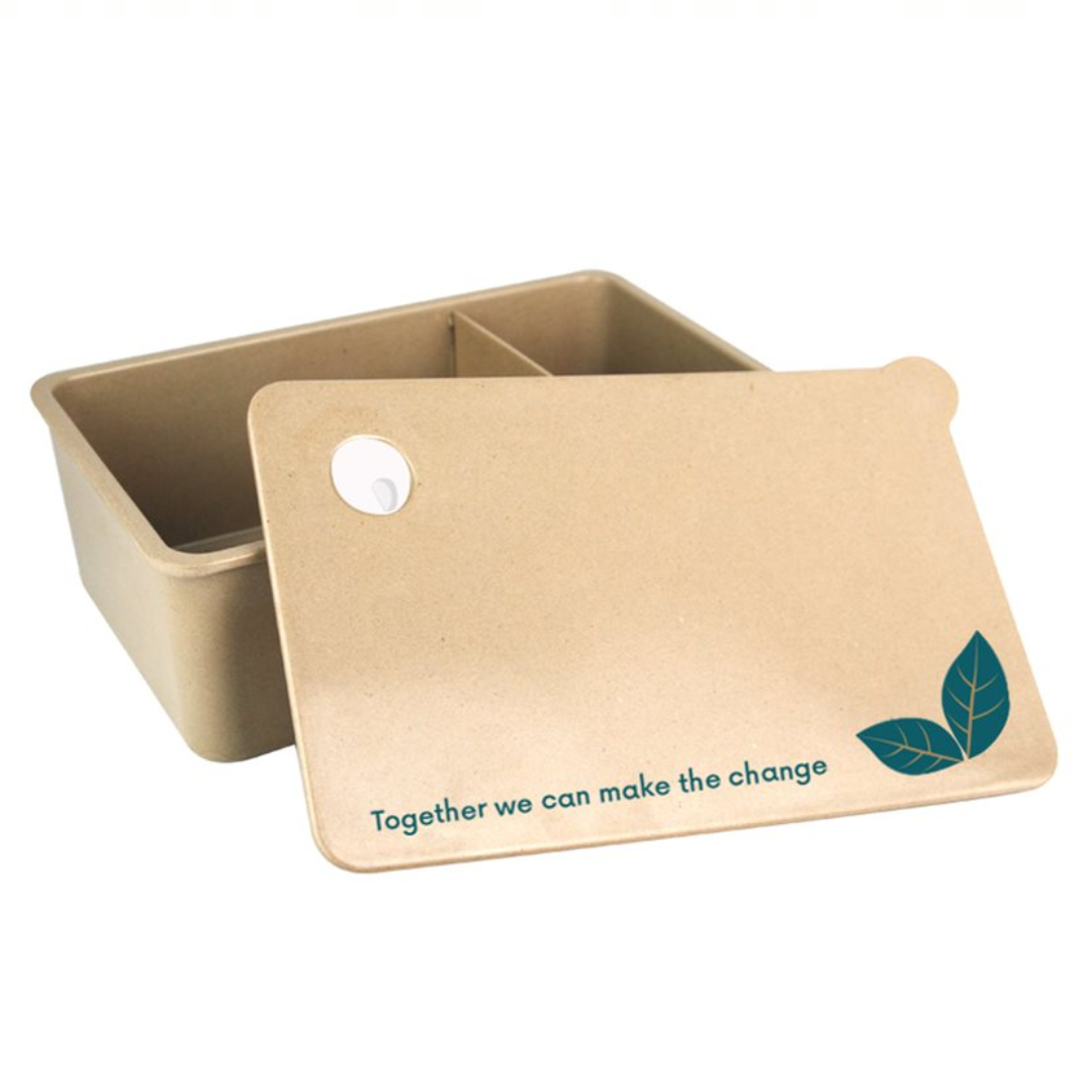 Contenedor De Comida Ecológico EcoSoulife, Cáscara De Arroz-0