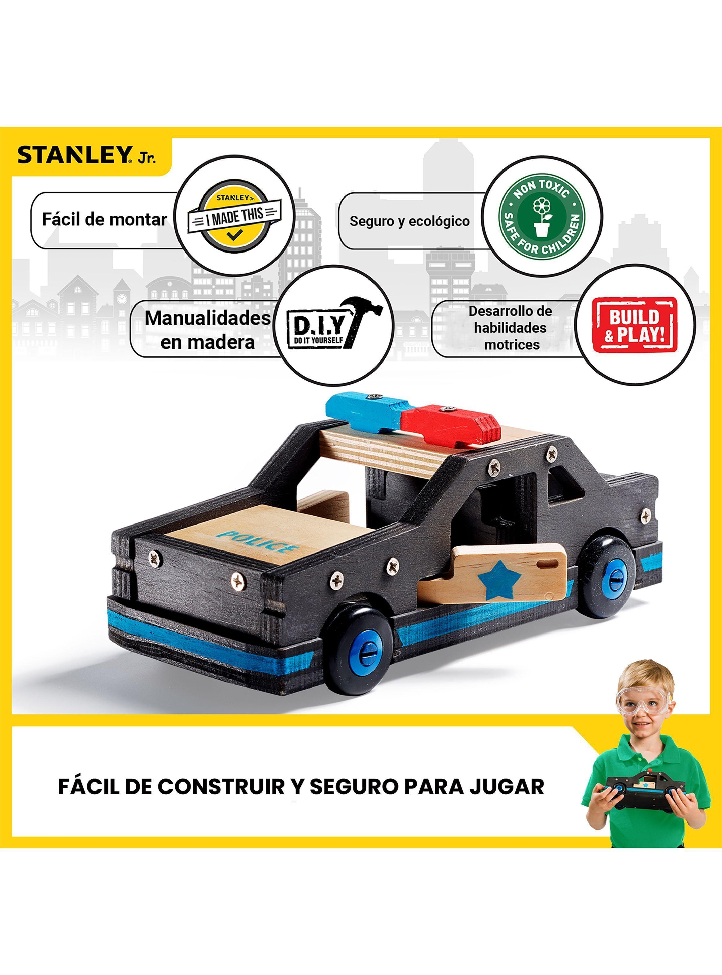 Set de Construcción para niño Auto de Policía Stanley Jr-5