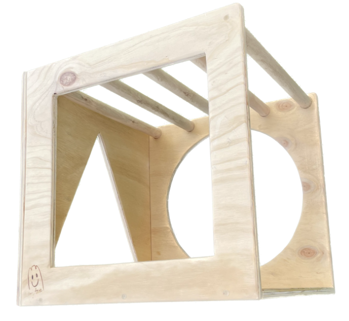 Cubo Pikler Montessori para Niños - Fomenta la Motricidad y el Juego Activo-1