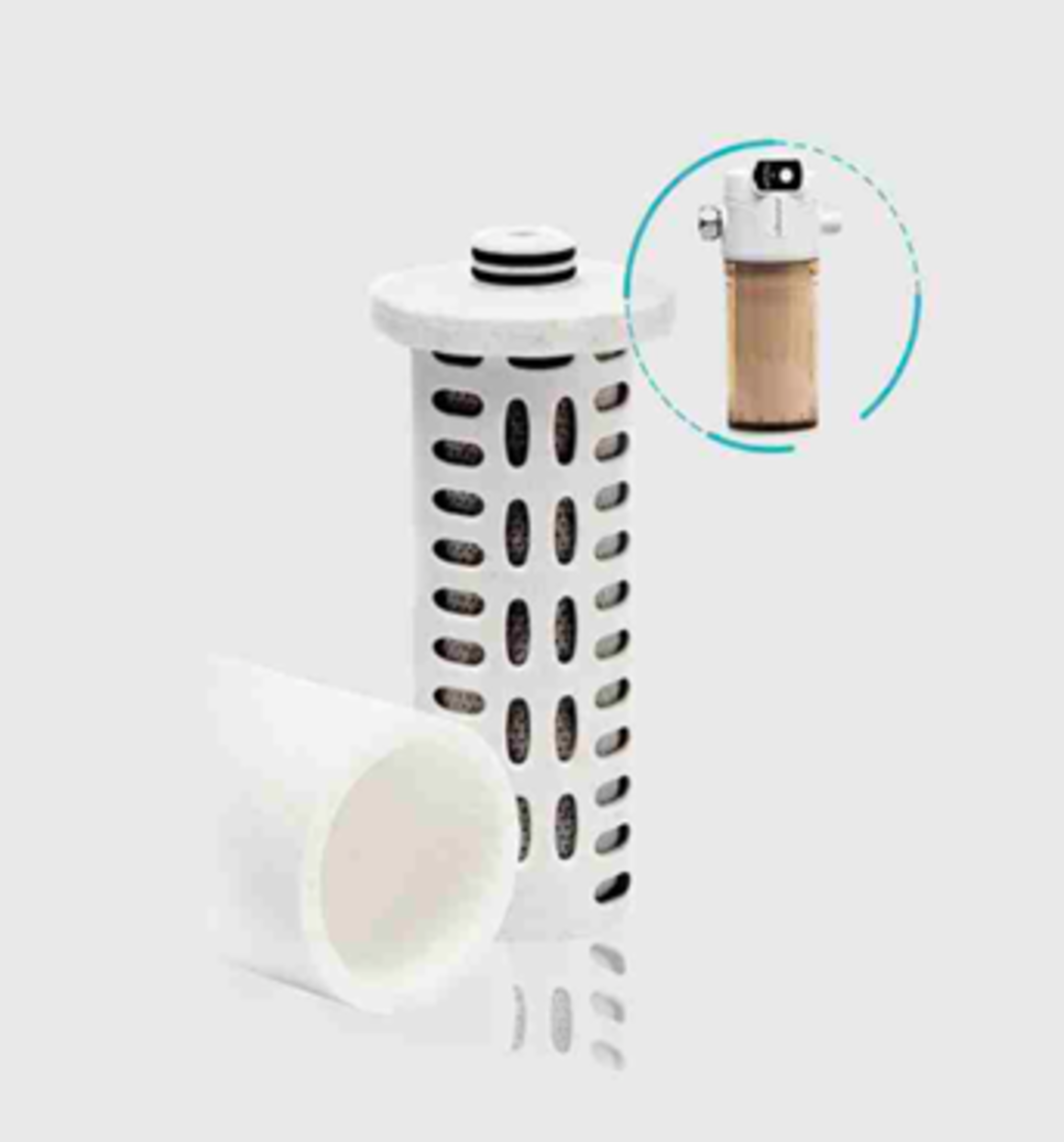 Repuesto para filtro de ducha recambiable Alkanatur-2