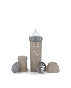 Mamadera Anti-cólico 330ml Twistshake color Gris-0