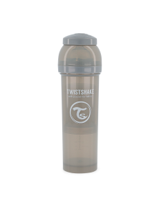 Mamadera Anti-cólico 330ml Twistshake color Gris-2