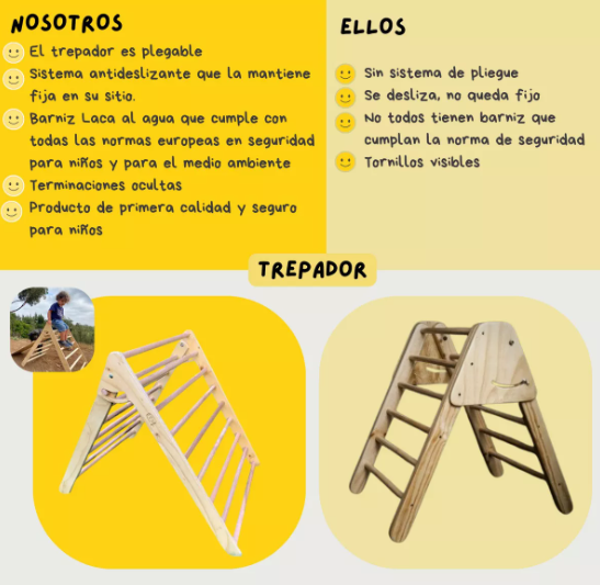 Trepador Pikler para Niños MyTorre - Desarrollo Motriz y Diversión-4