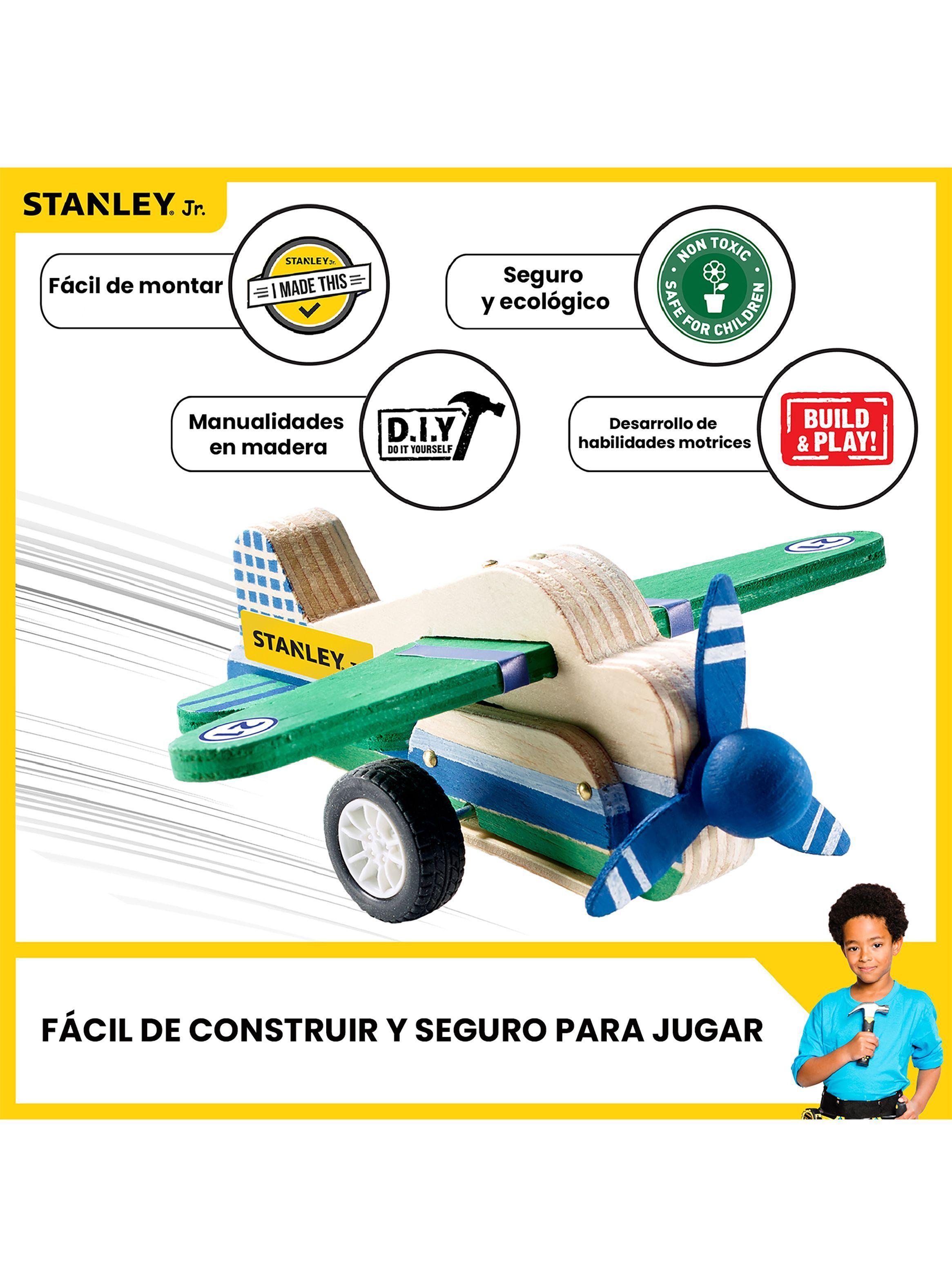 Juego de Construcción para niños Avión Retráctil Stanley Jr para armar -4