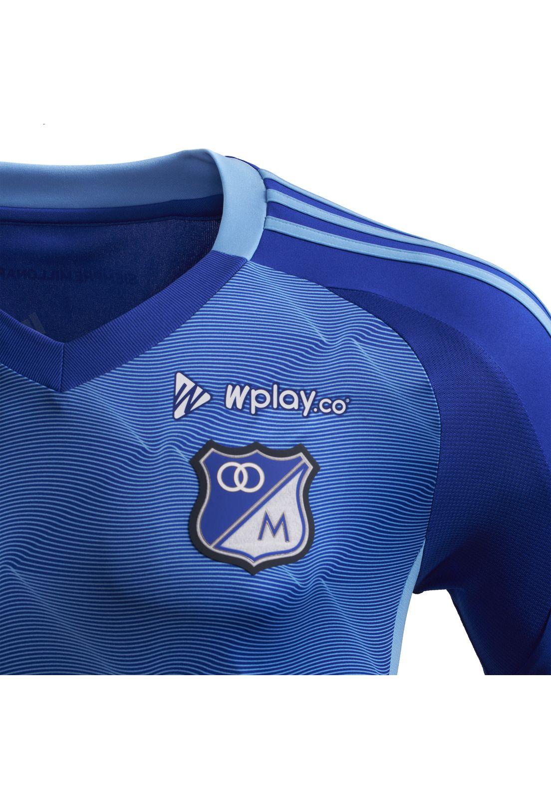 Camiseta Millonarios 2025 Titular Nueva Original Adidas-3