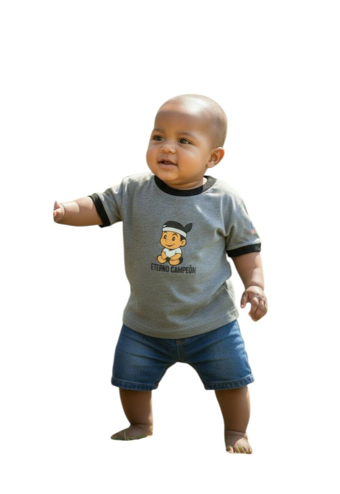 Polera Colo Colo bebé gris Producto Oficial-1